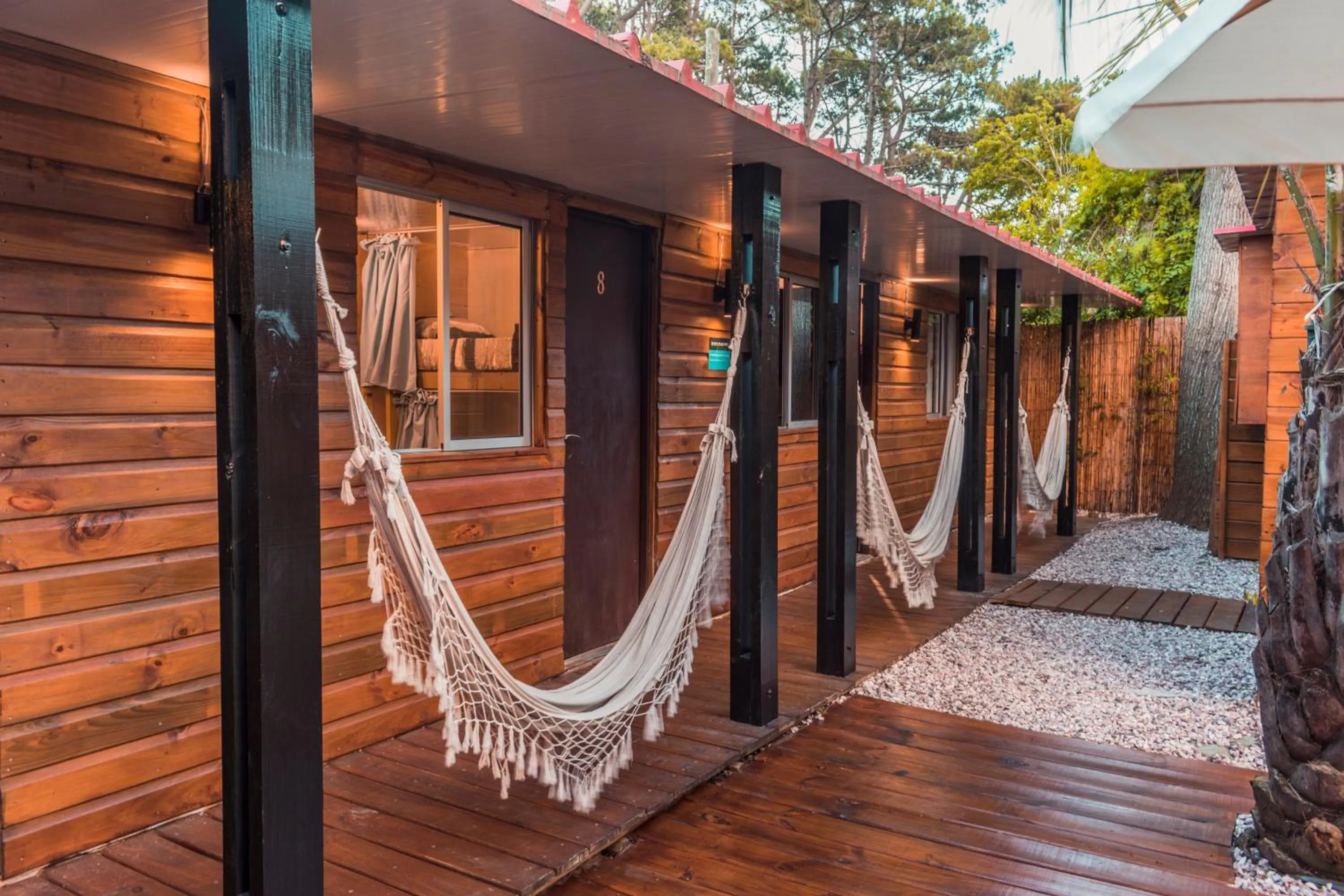 Patio in RocaMar Hostel Boutique