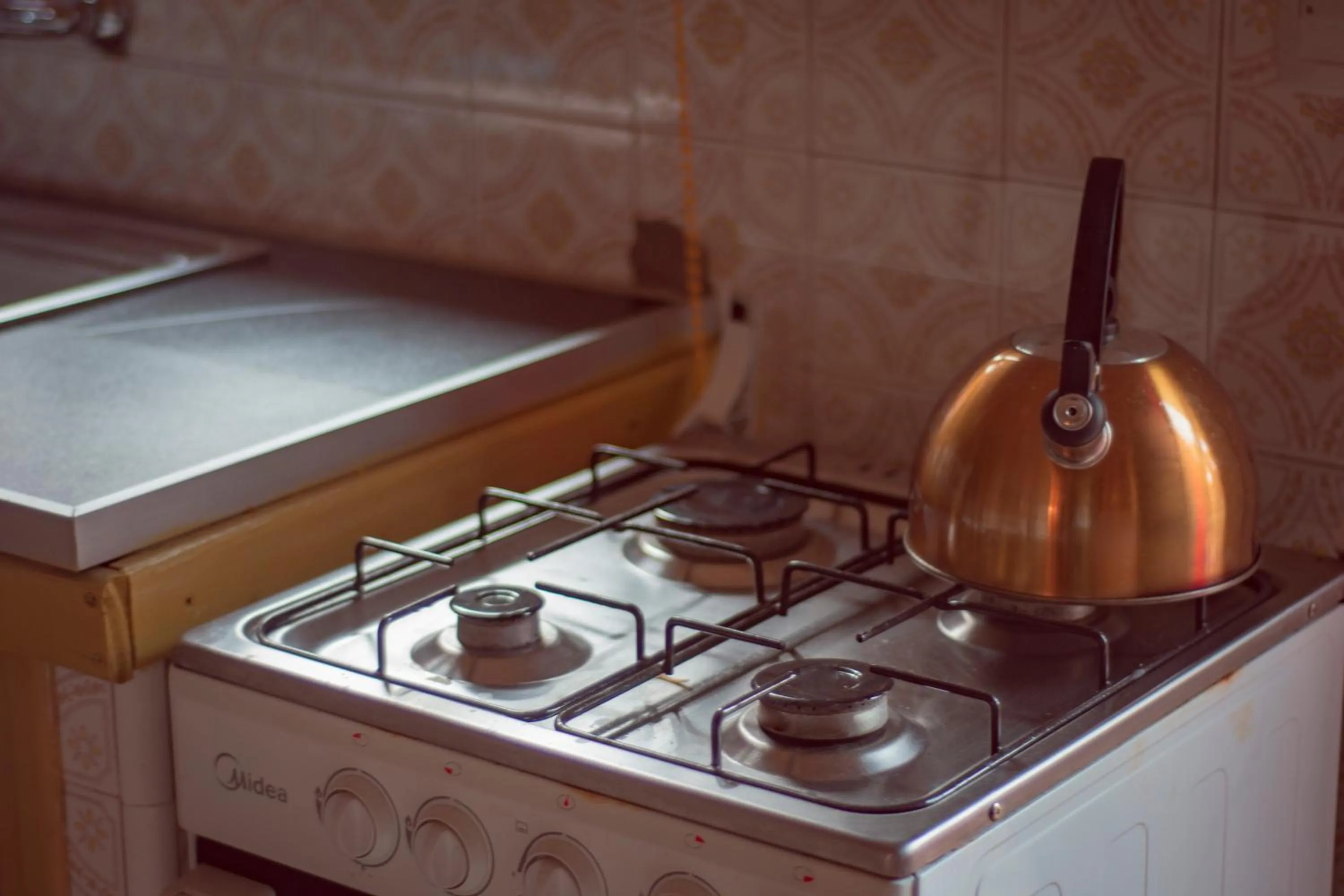 Kitchen or kitchenette in RocaMar Hostel Boutique