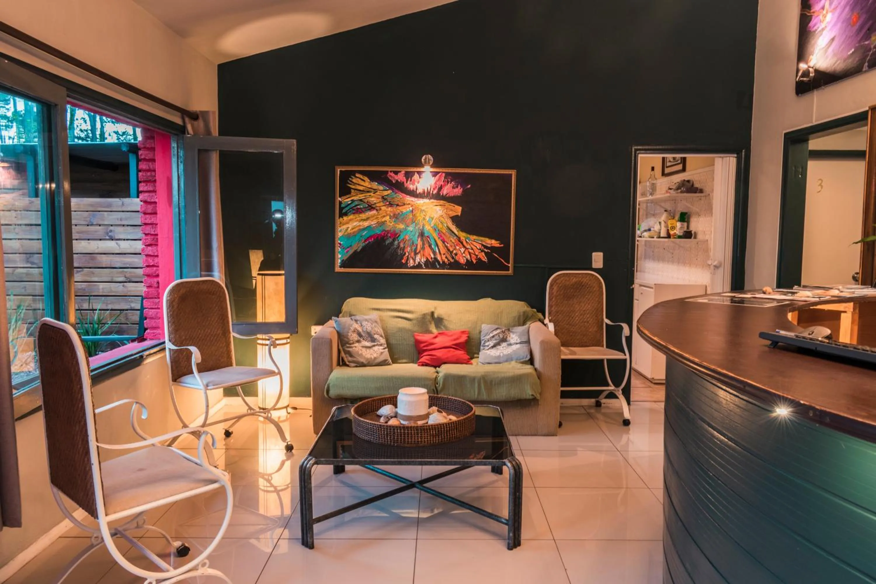 Living room in RocaMar Hostel Boutique