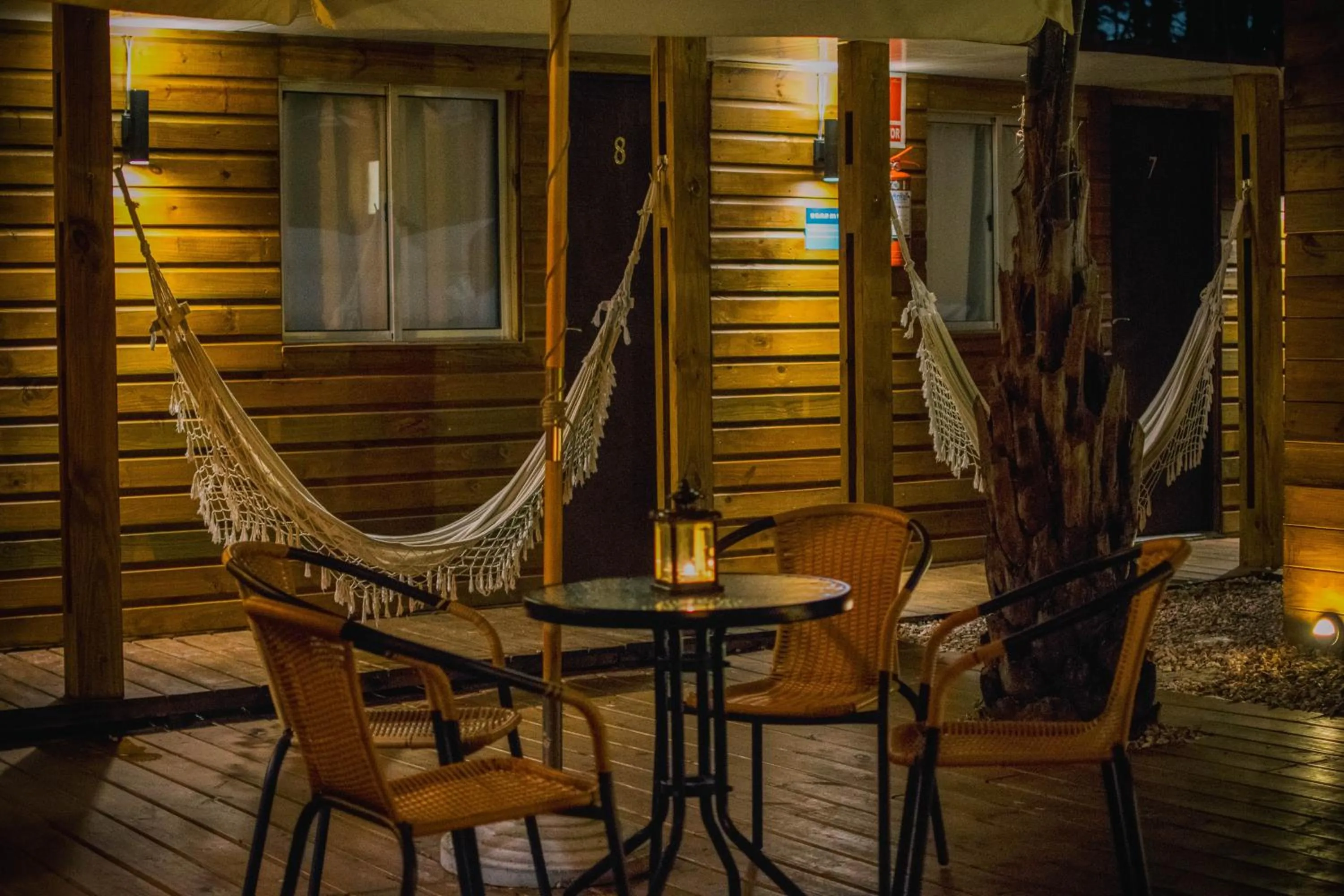 Patio in RocaMar Hostel Boutique