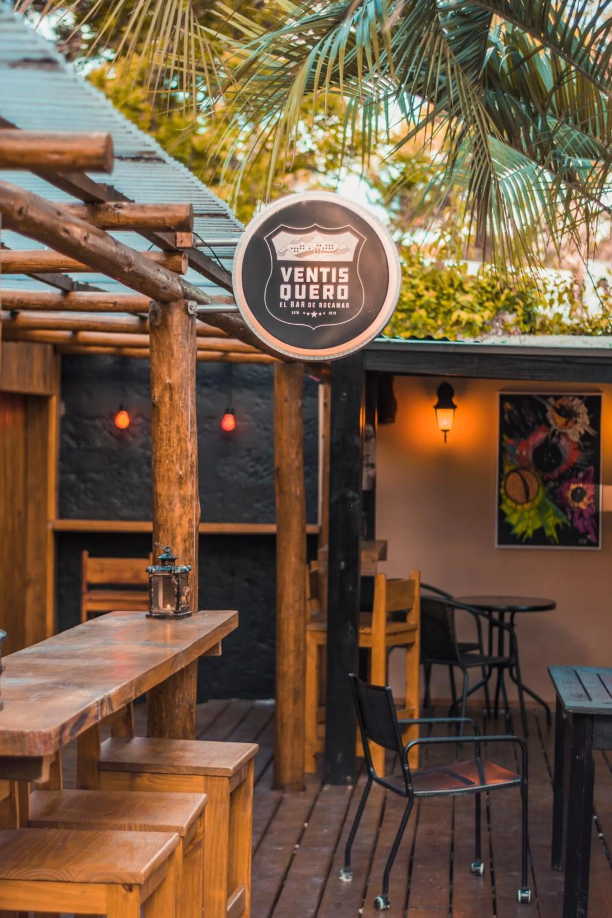 Patio in RocaMar Hostel Boutique