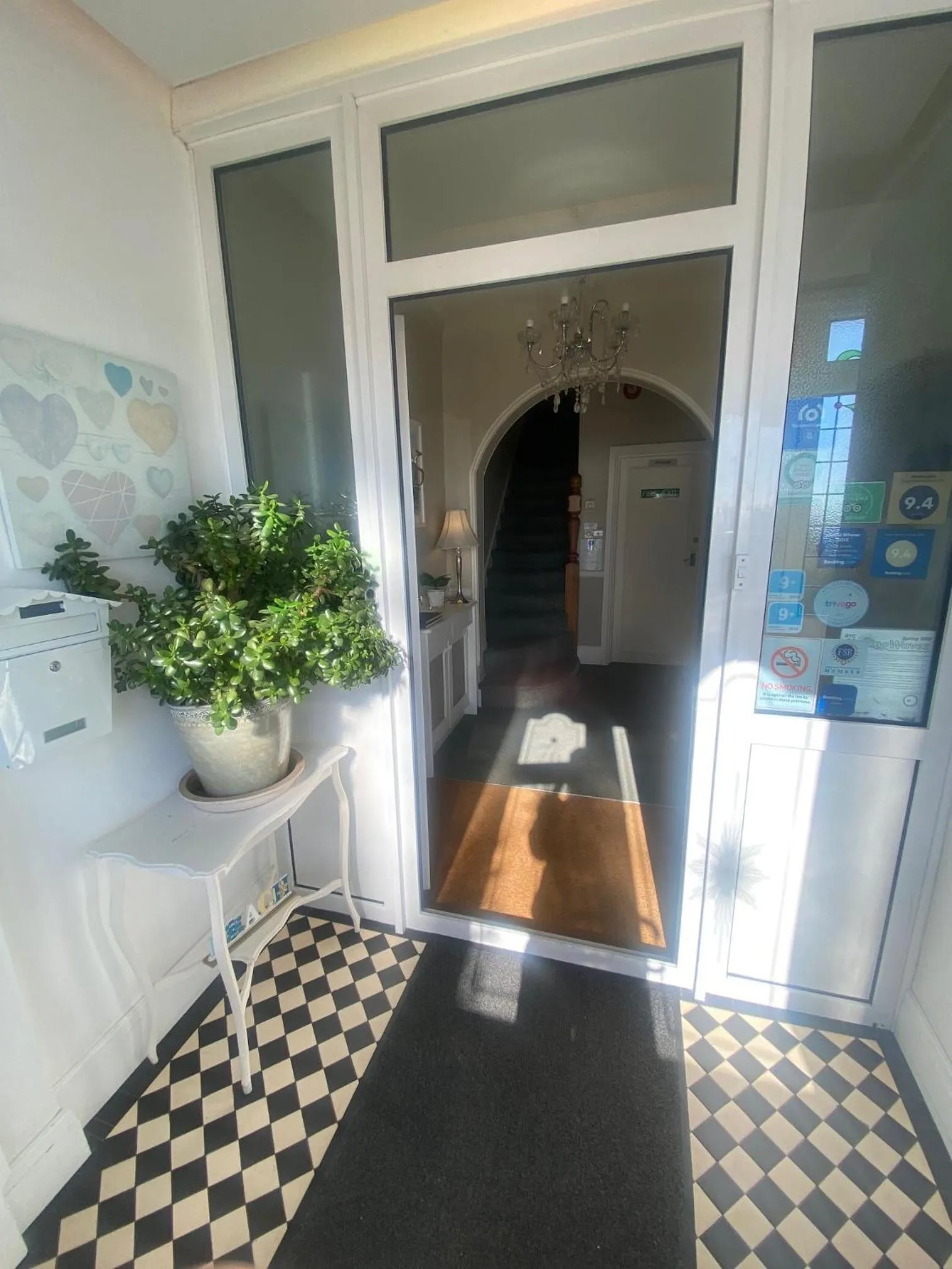 Lobby or reception in Pebbles Guest House