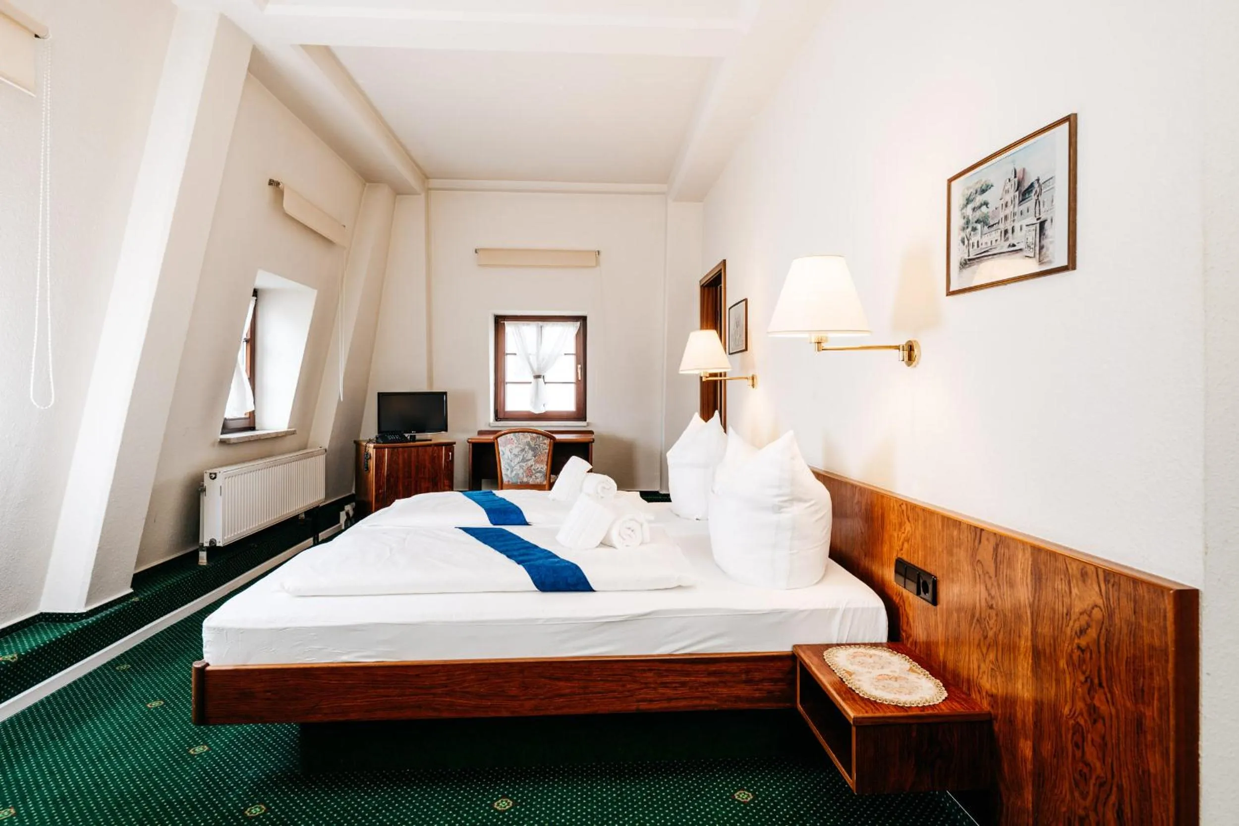 Bed in Hotel Brander Hof