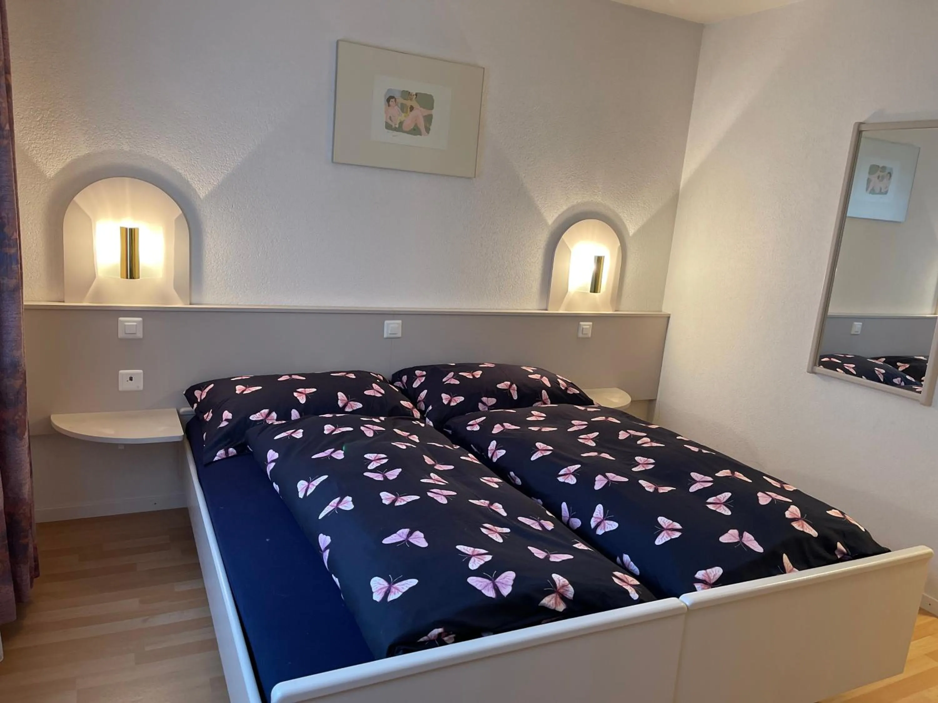 Bed in Hôtel les Berges