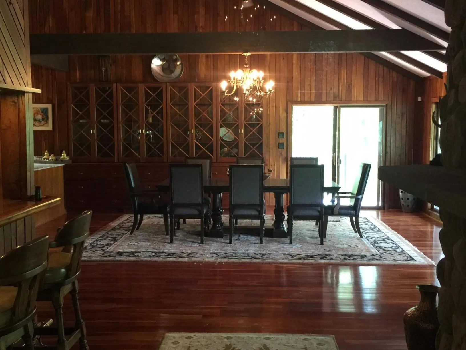 Dining area in The Lodge in Sugar Hollow