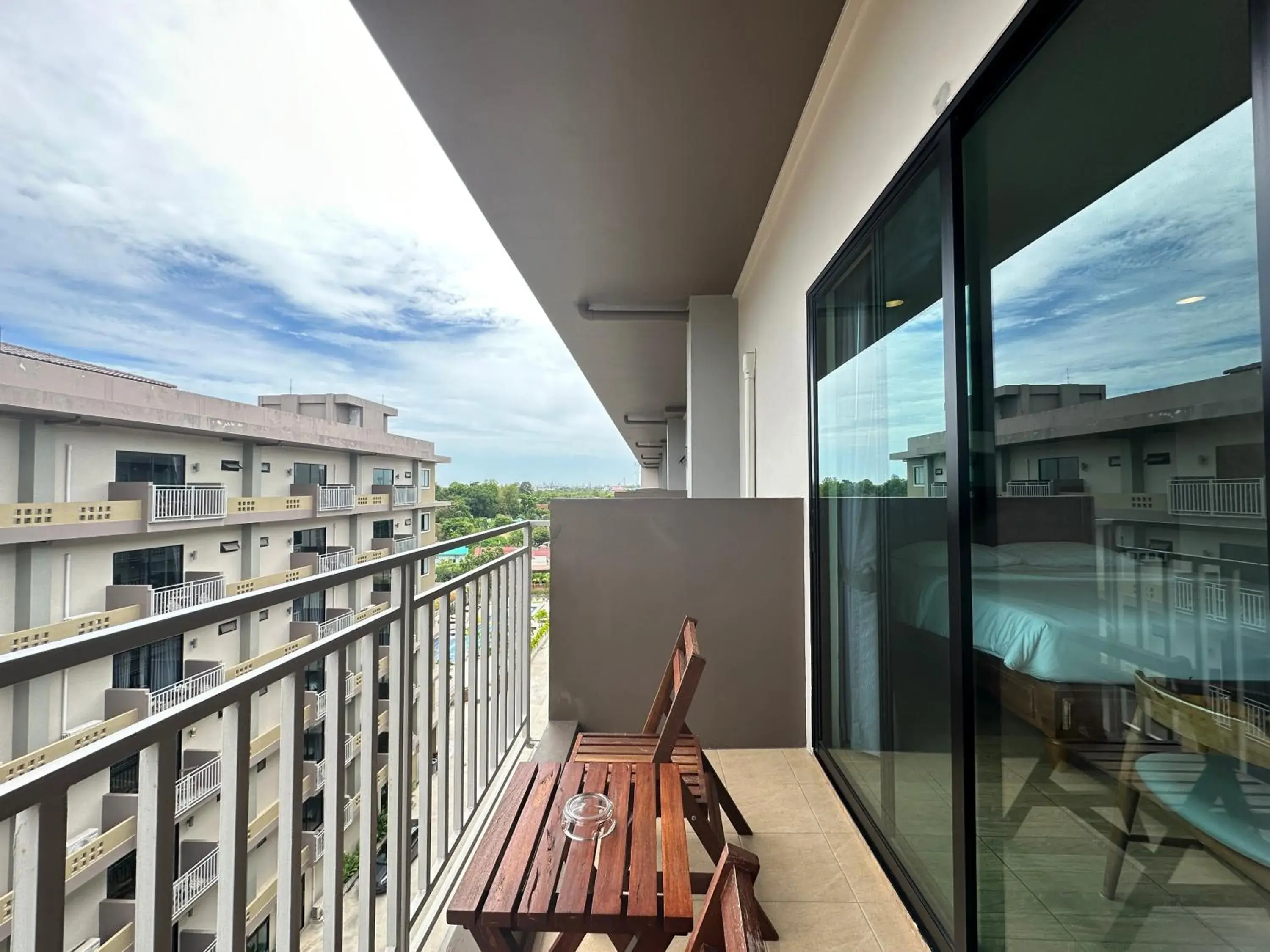 View (from property/room), Balcony/Terrace in The Mangrove Hotel