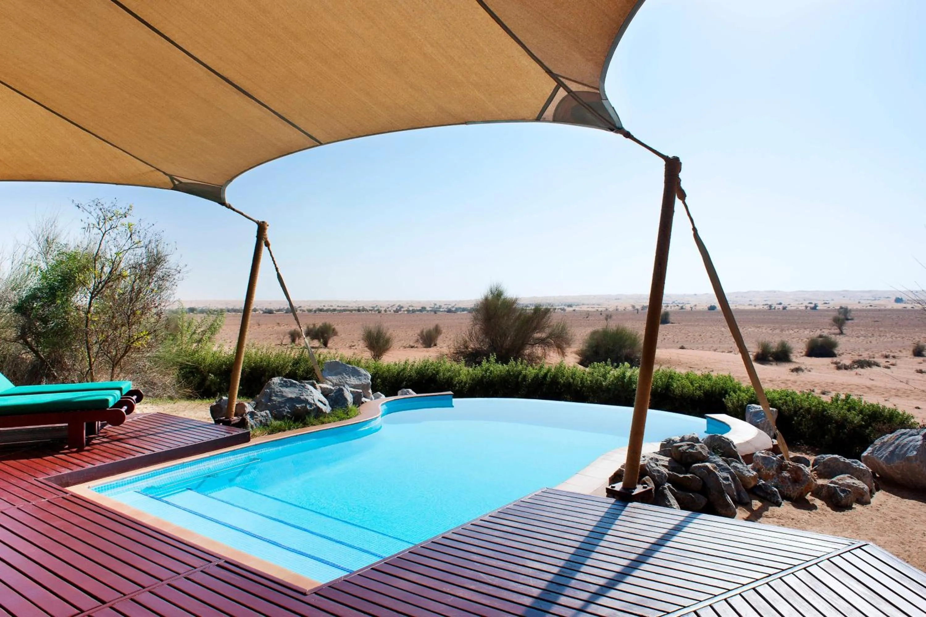 Swimming pool in Al Maha, a Luxury Collection Desert Resort & Spa, Dubai