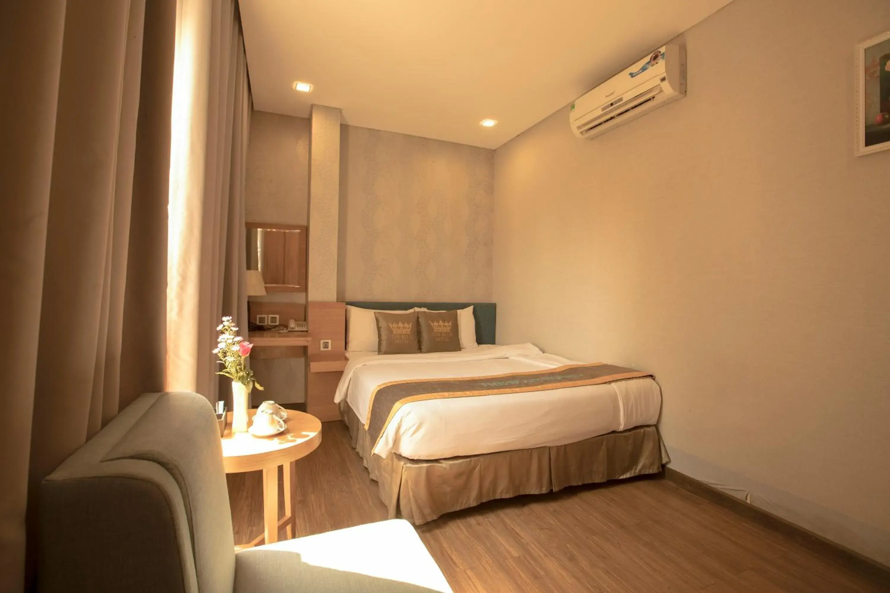 Bed in The Blue Airport Hotel Bed in The Blue Airport Hotel