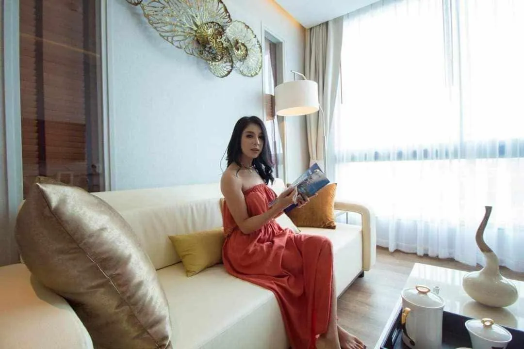 Living room in Phu Dahla Residences