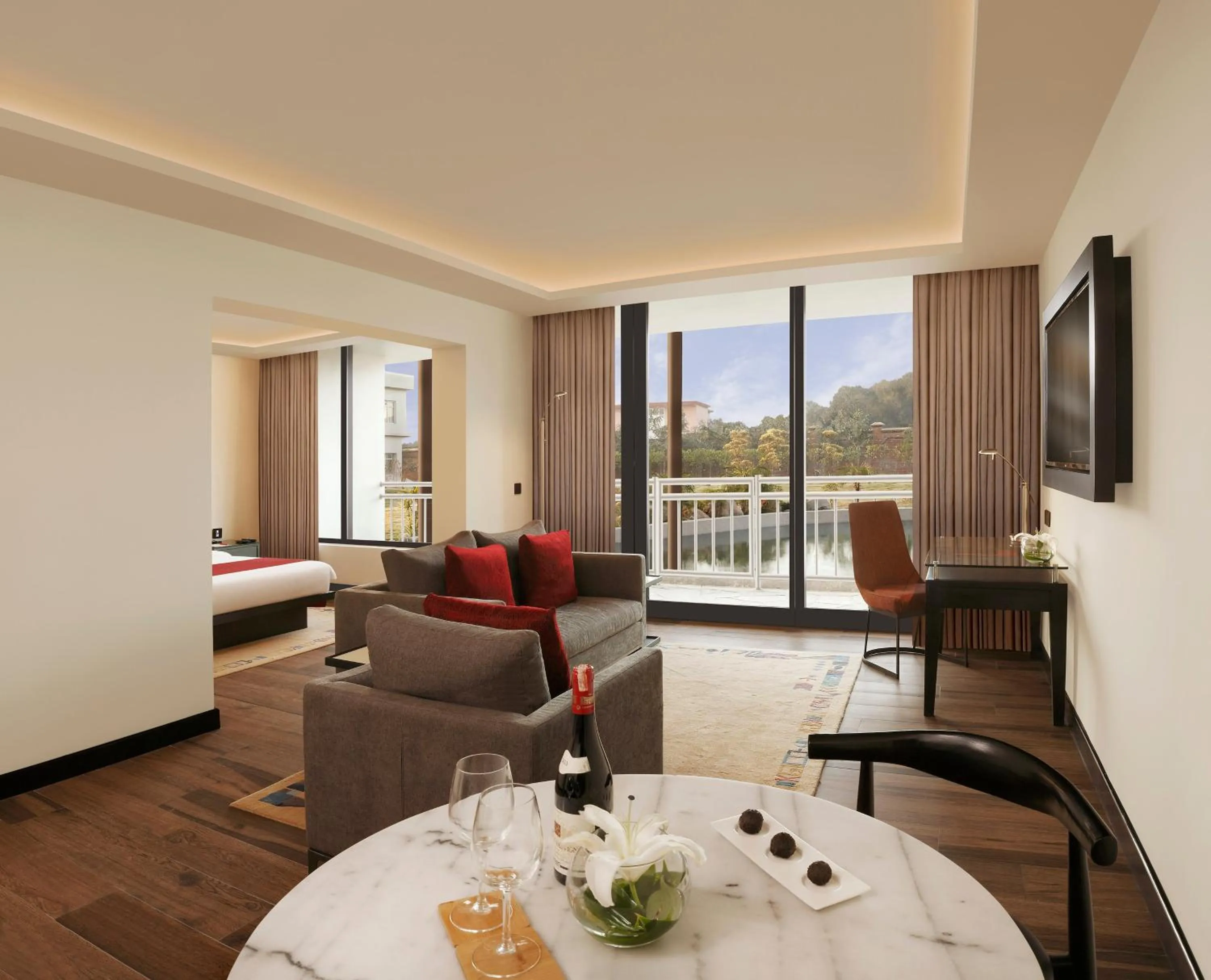 Living room in Tiger Palace By Soaltee