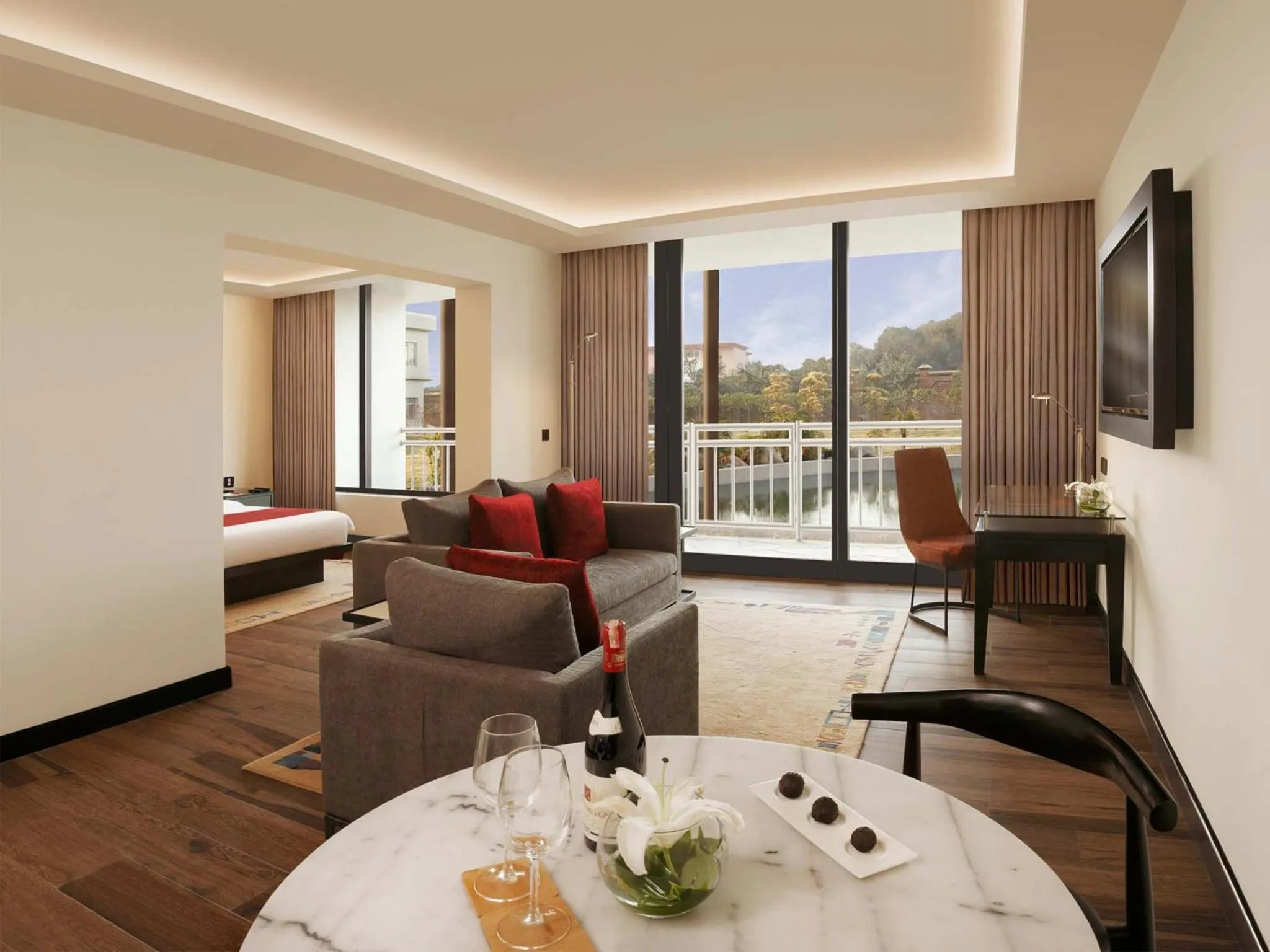 Living room in Tiger Palace By Soaltee