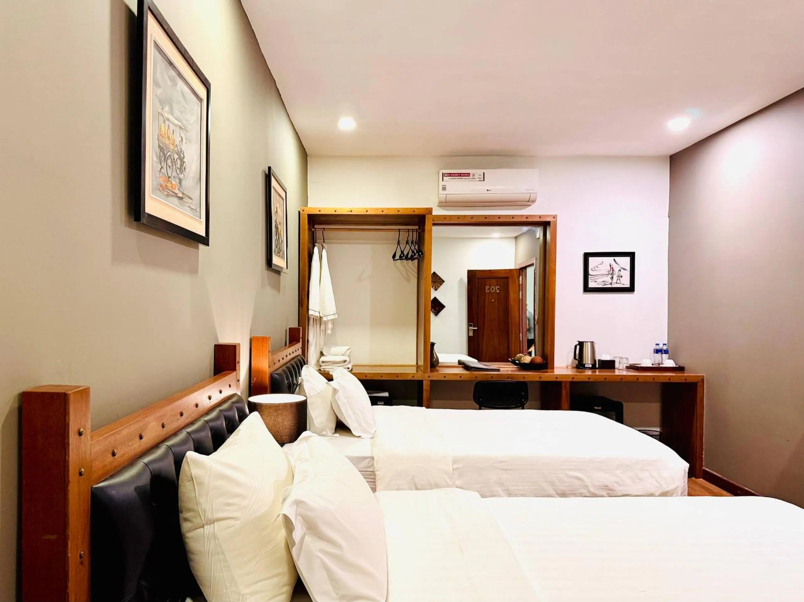 Bed in Lavanya Boutique Hotel