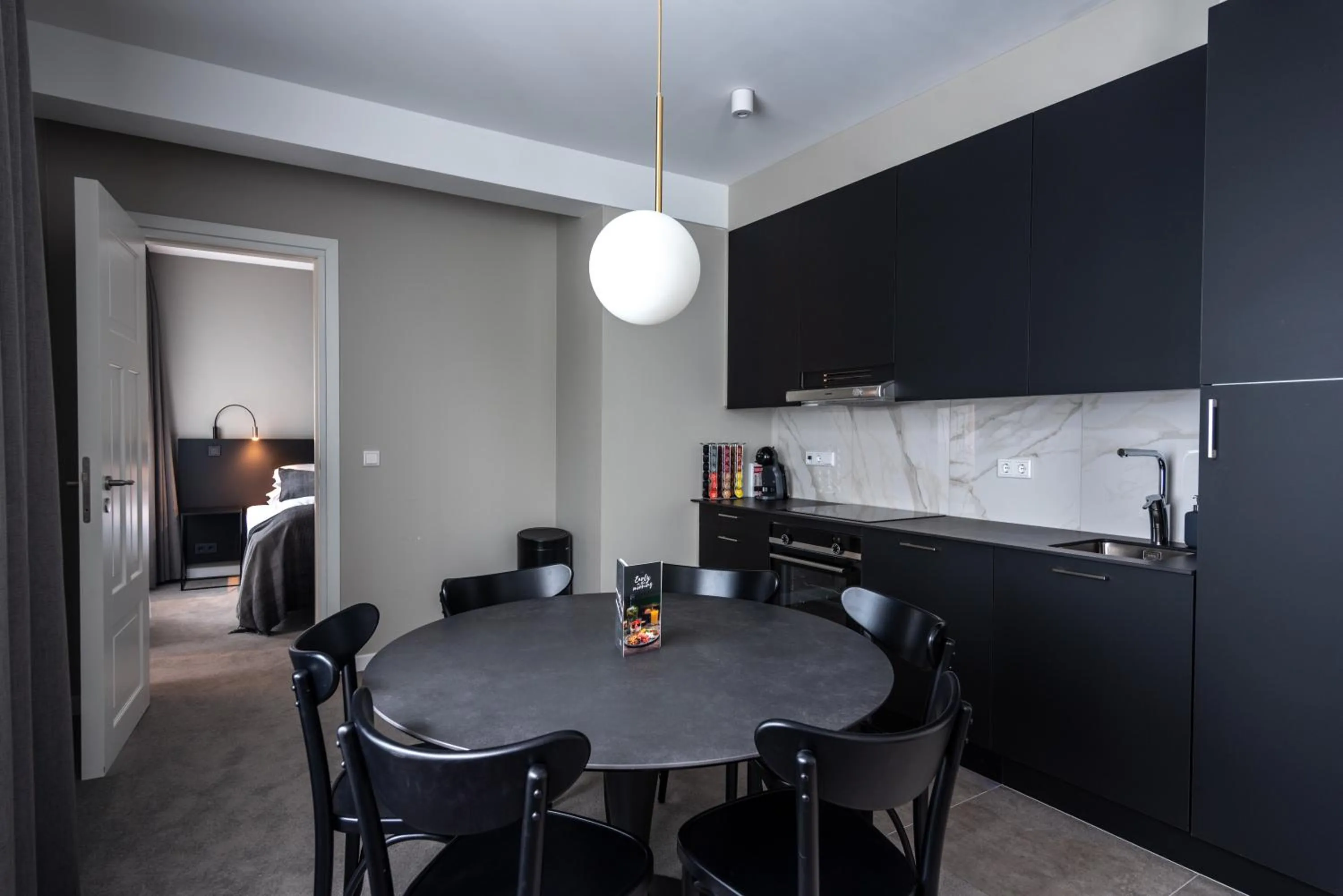 Kitchen or kitchenette in Reykjavik Residence Apartment Hotel