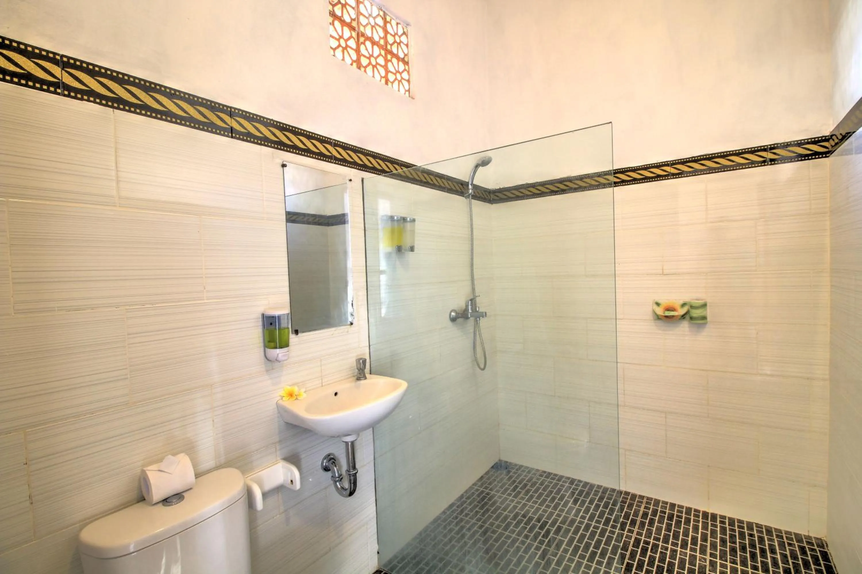 Shower in Saren Villa