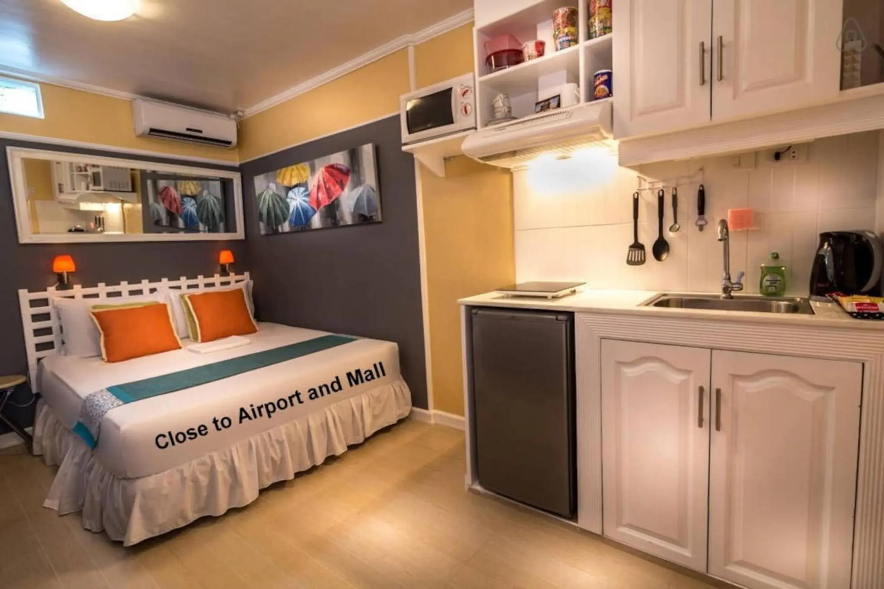 Bed in Little Norway Guesthouse - Mactan Cebu International Airport Bed in Little Norway Guesthouse - Mactan Cebu International Airport