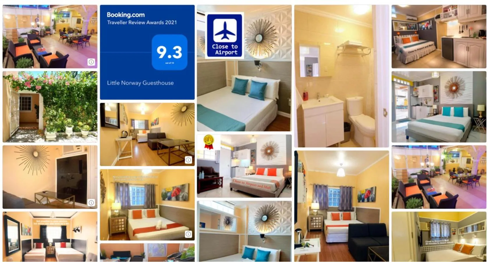 Seating area in Little Norway Guesthouse - Mactan Cebu International Airport