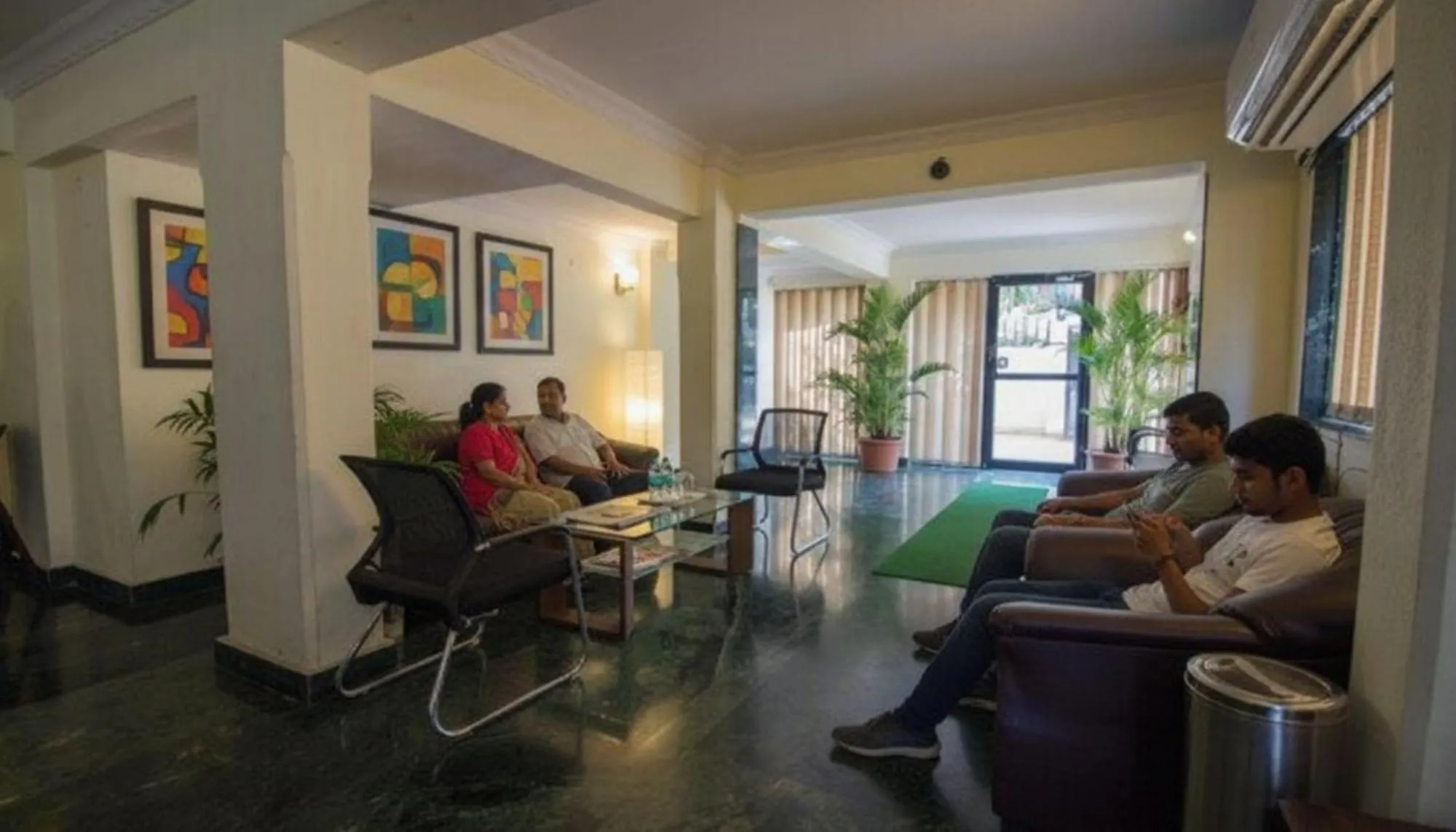 Seating area in FabHotel East Field Homes