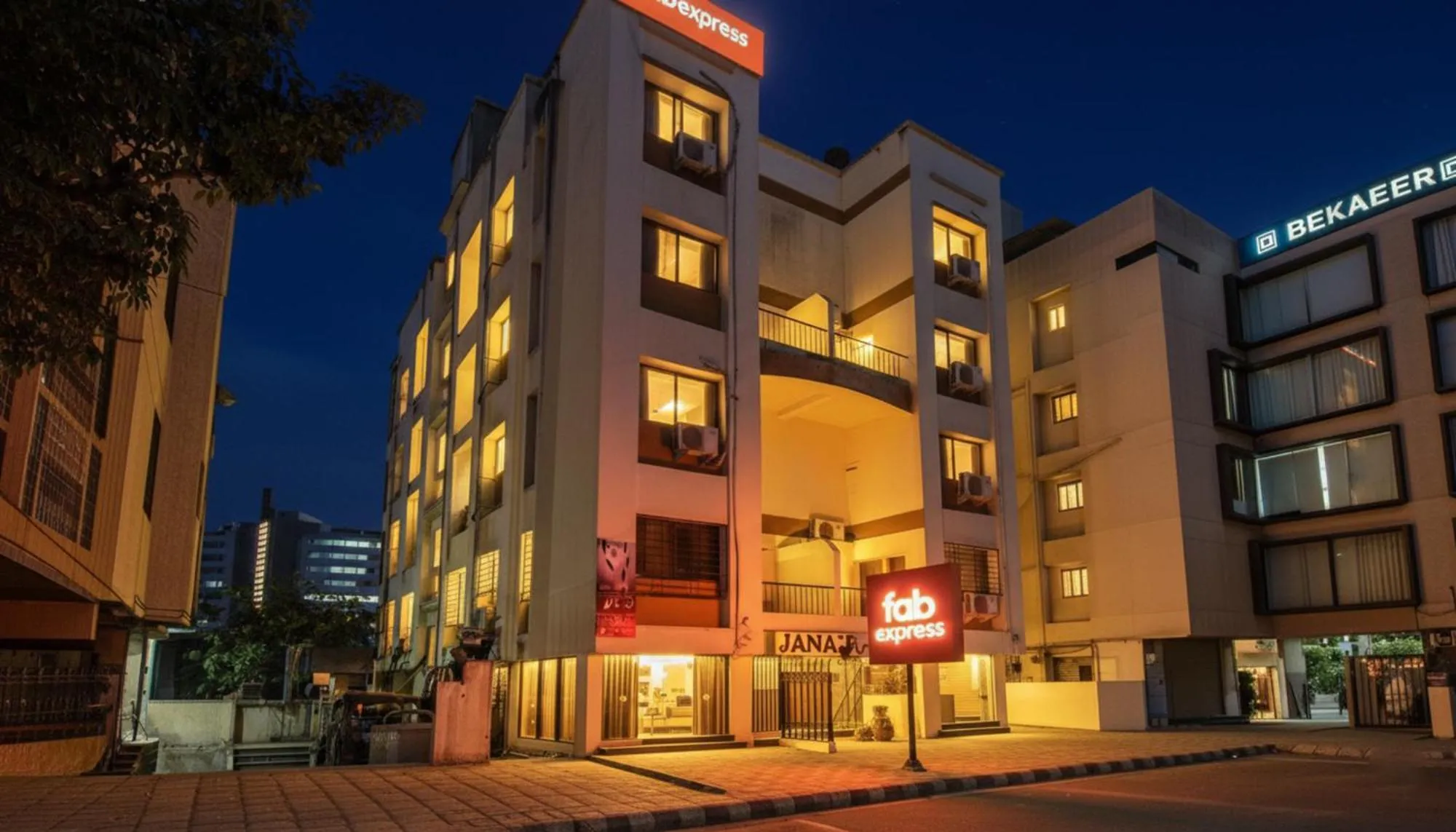 Property building in FabHotel East Field Homes