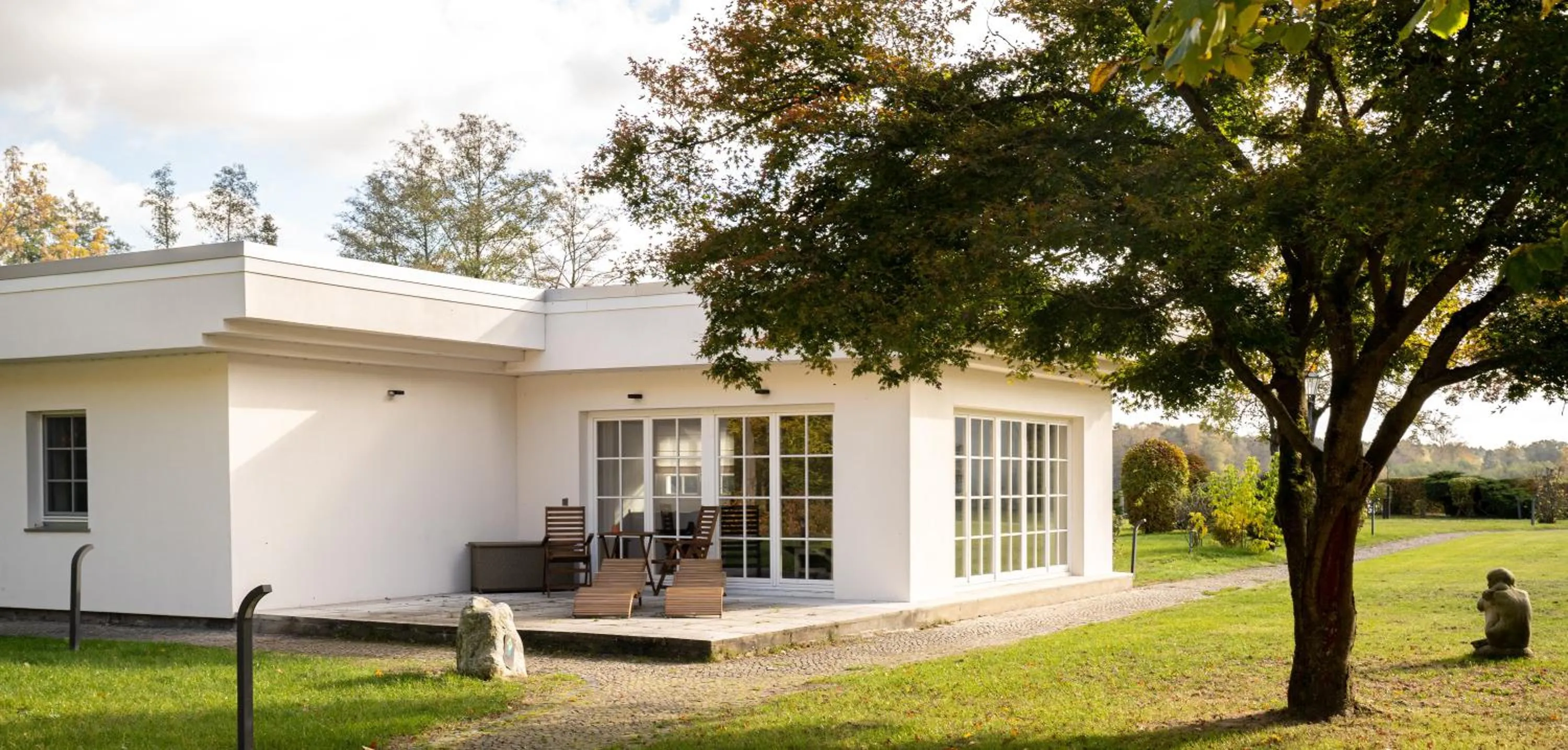 Property building in Hotel Waldhaus Prieros