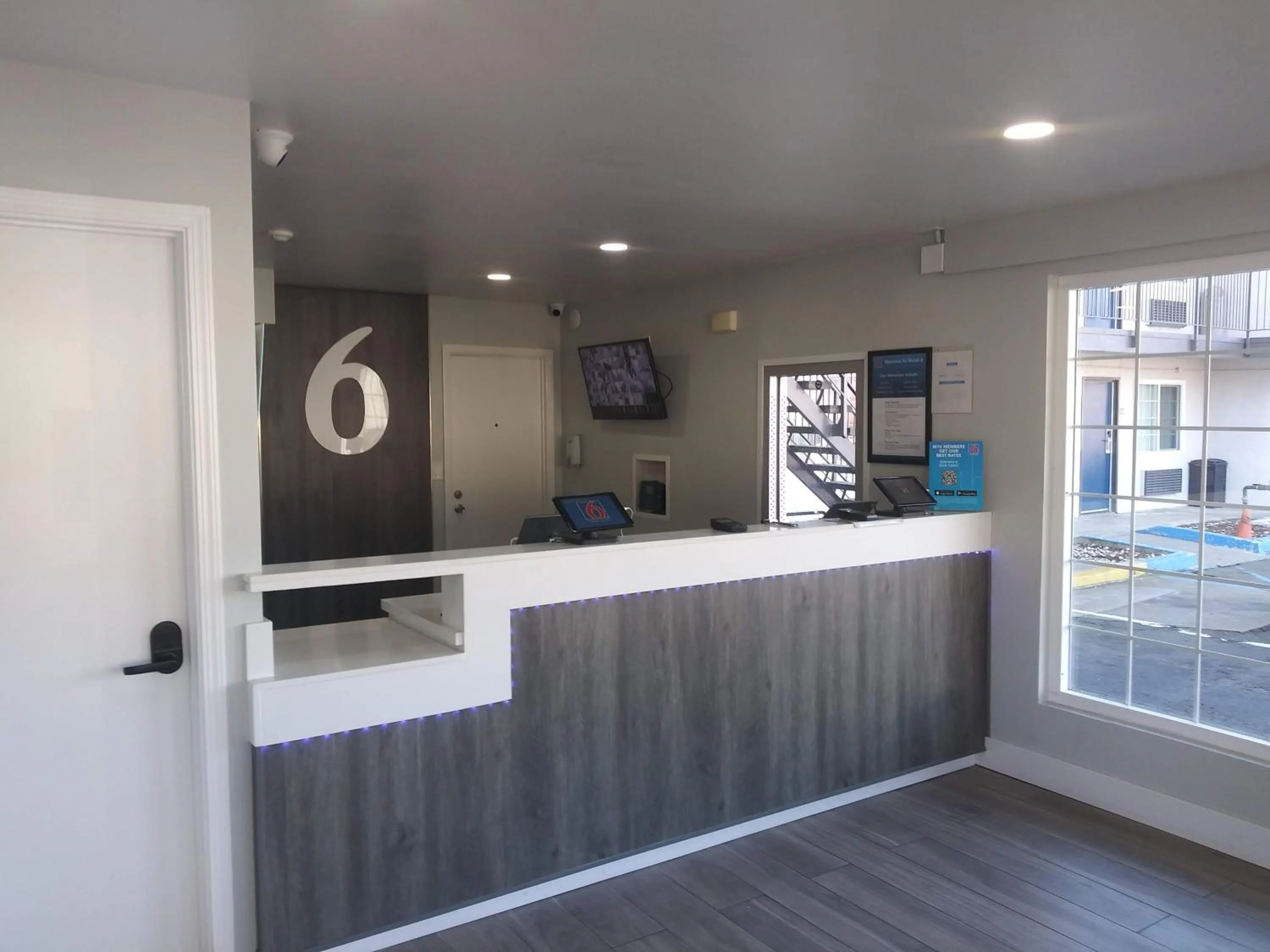 Lobby or reception in Motel 6-West Sacramento, CA