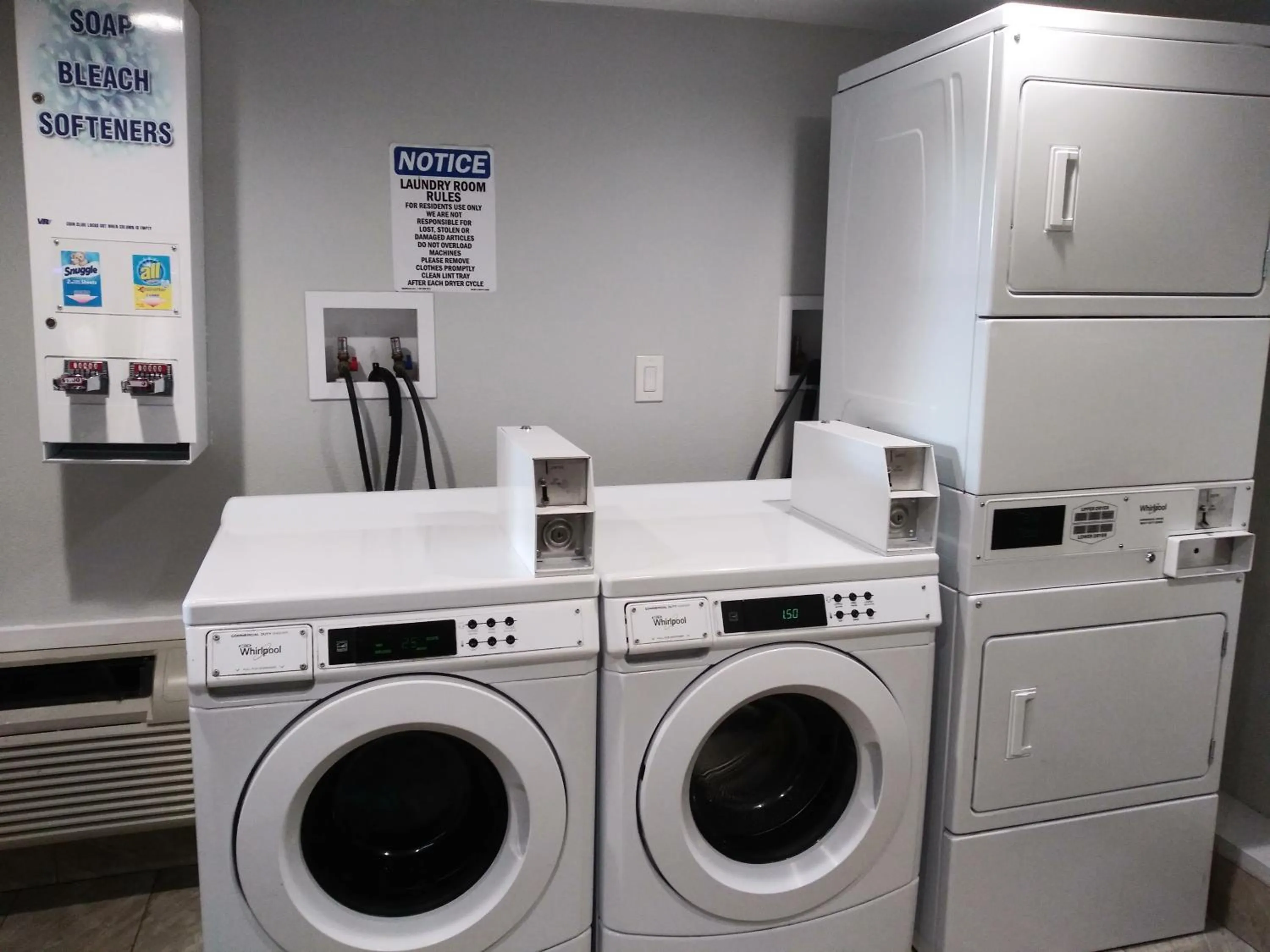 laundry in Motel 6-West Sacramento, CA