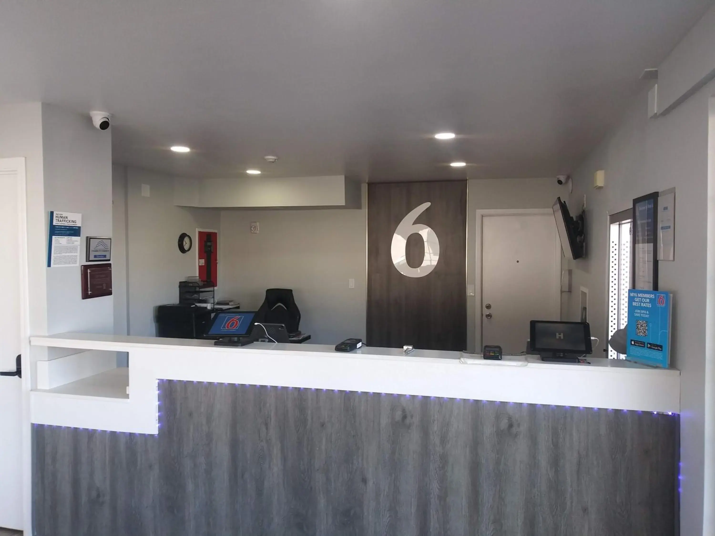 Lobby or reception in Motel 6-West Sacramento, CA Lobby or reception in Motel 6-West Sacramento, CA