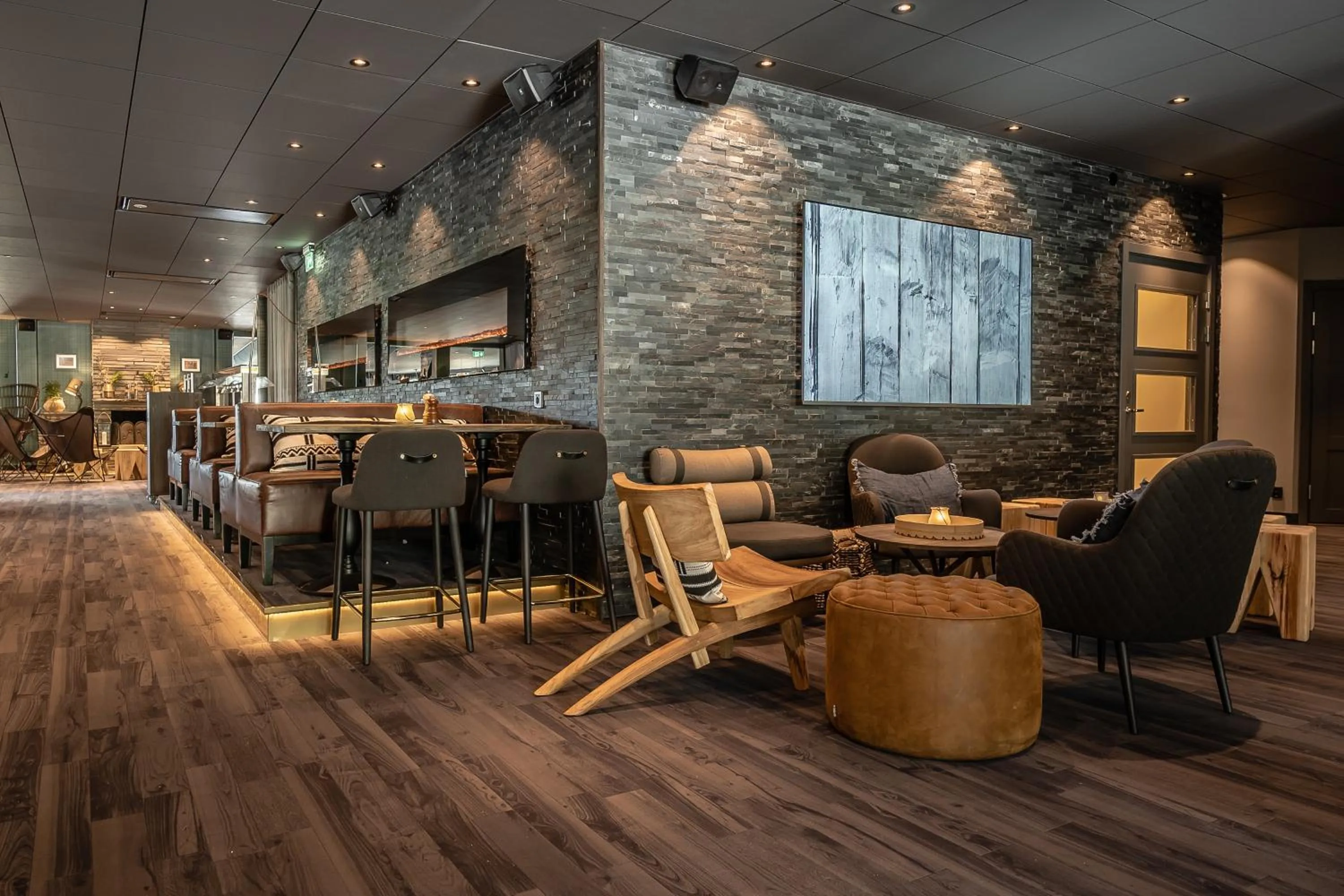 Lounge or bar in Hotell Storforsen