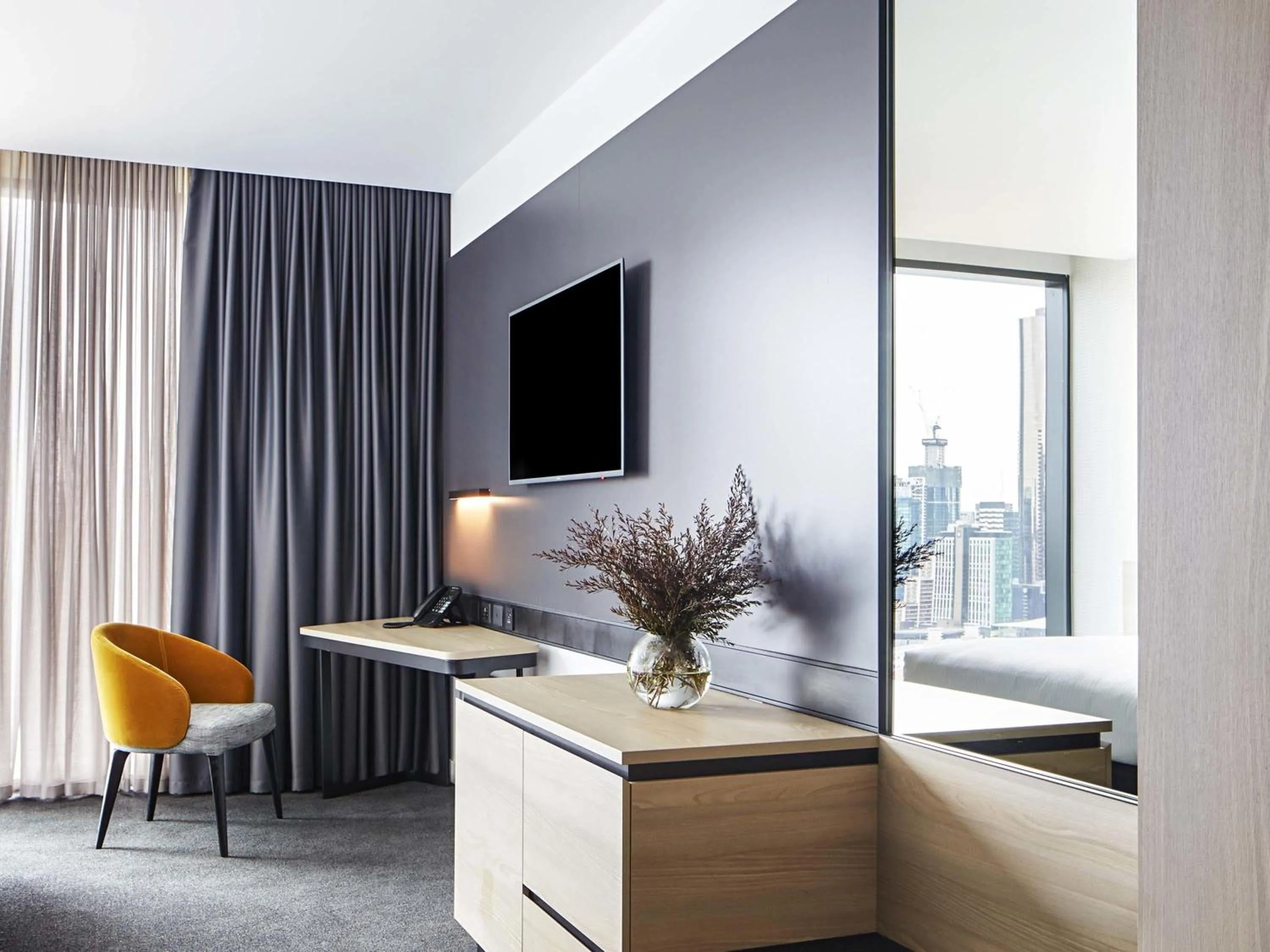 Bedroom in Novotel Melbourne South Wharf