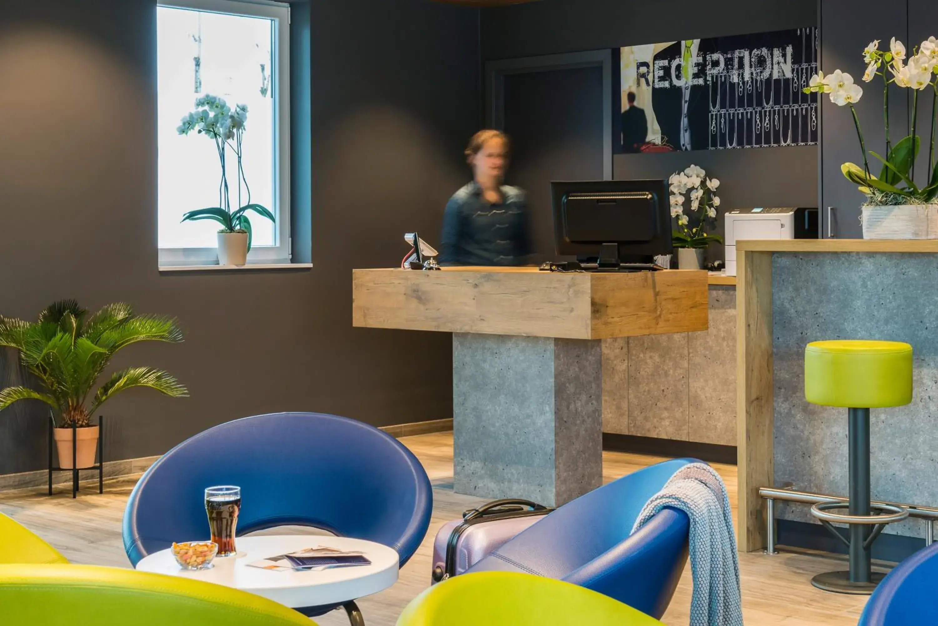 Lobby or reception in ibis budget Brugge Jabbeke Lobby or reception in ibis budget Brugge Jabbeke