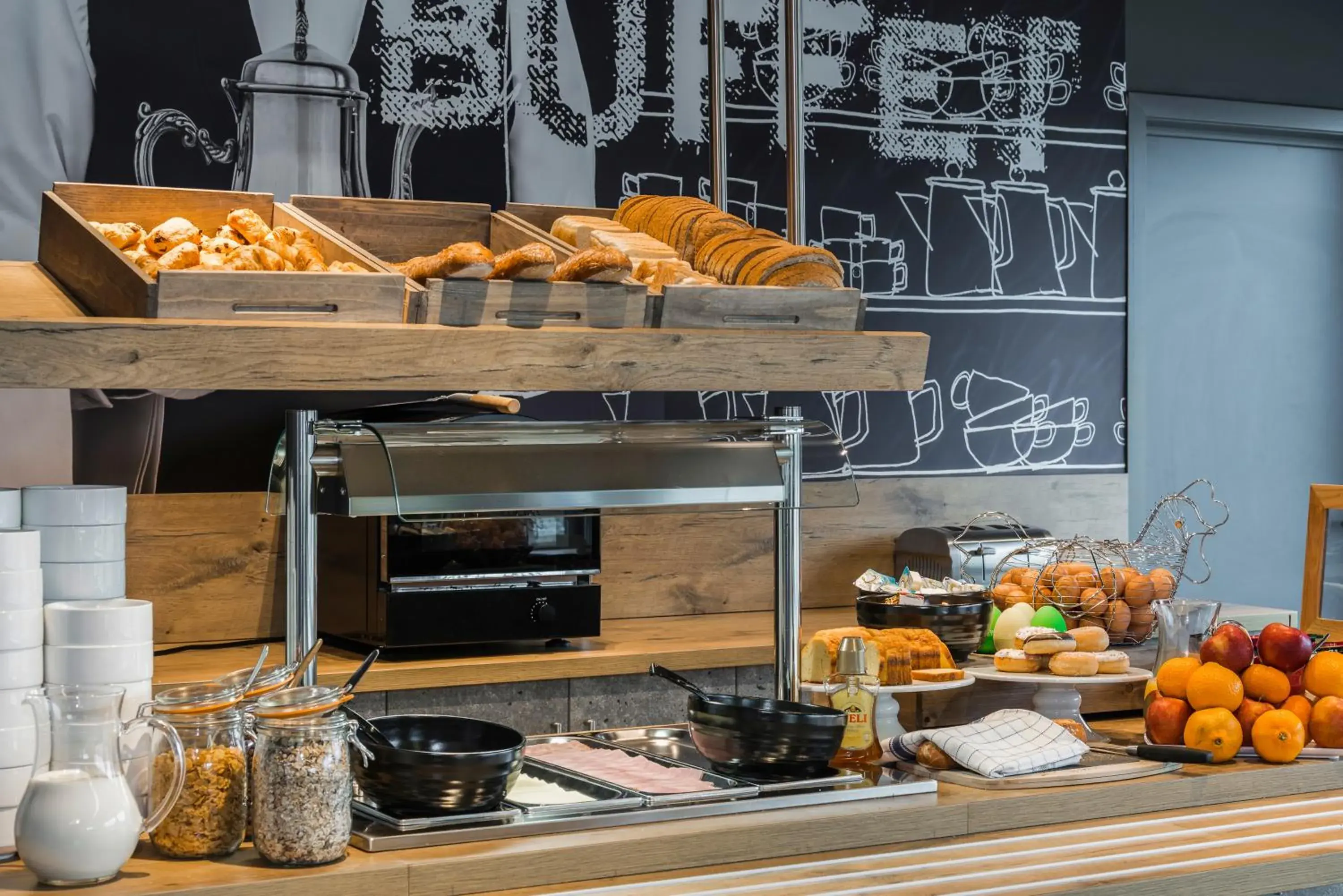 Buffet breakfast in ibis budget Brugge Jabbeke Buffet breakfast in ibis budget Brugge Jabbeke