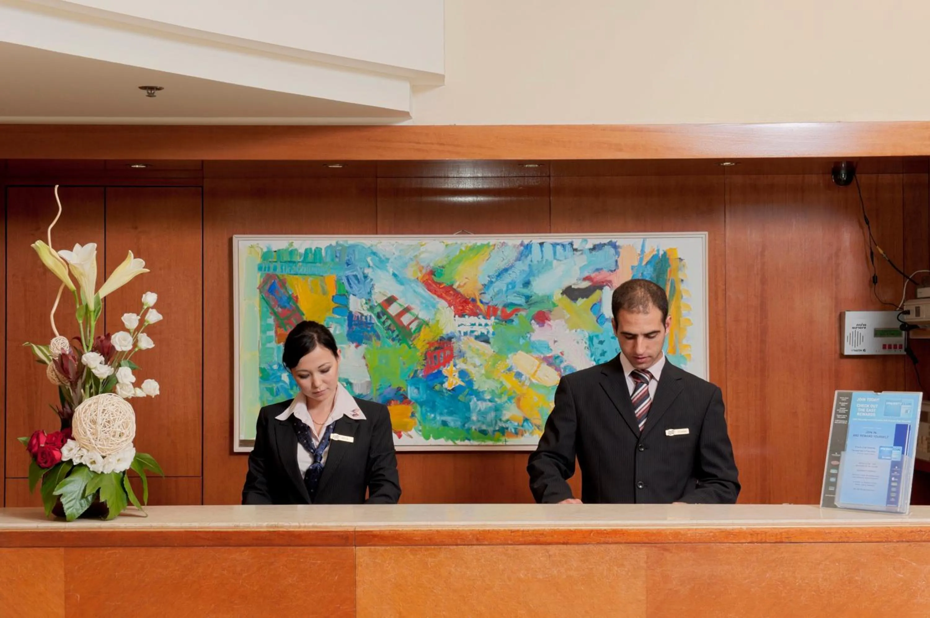 Lobby or reception in Crowne Plaza Haifa by IHG