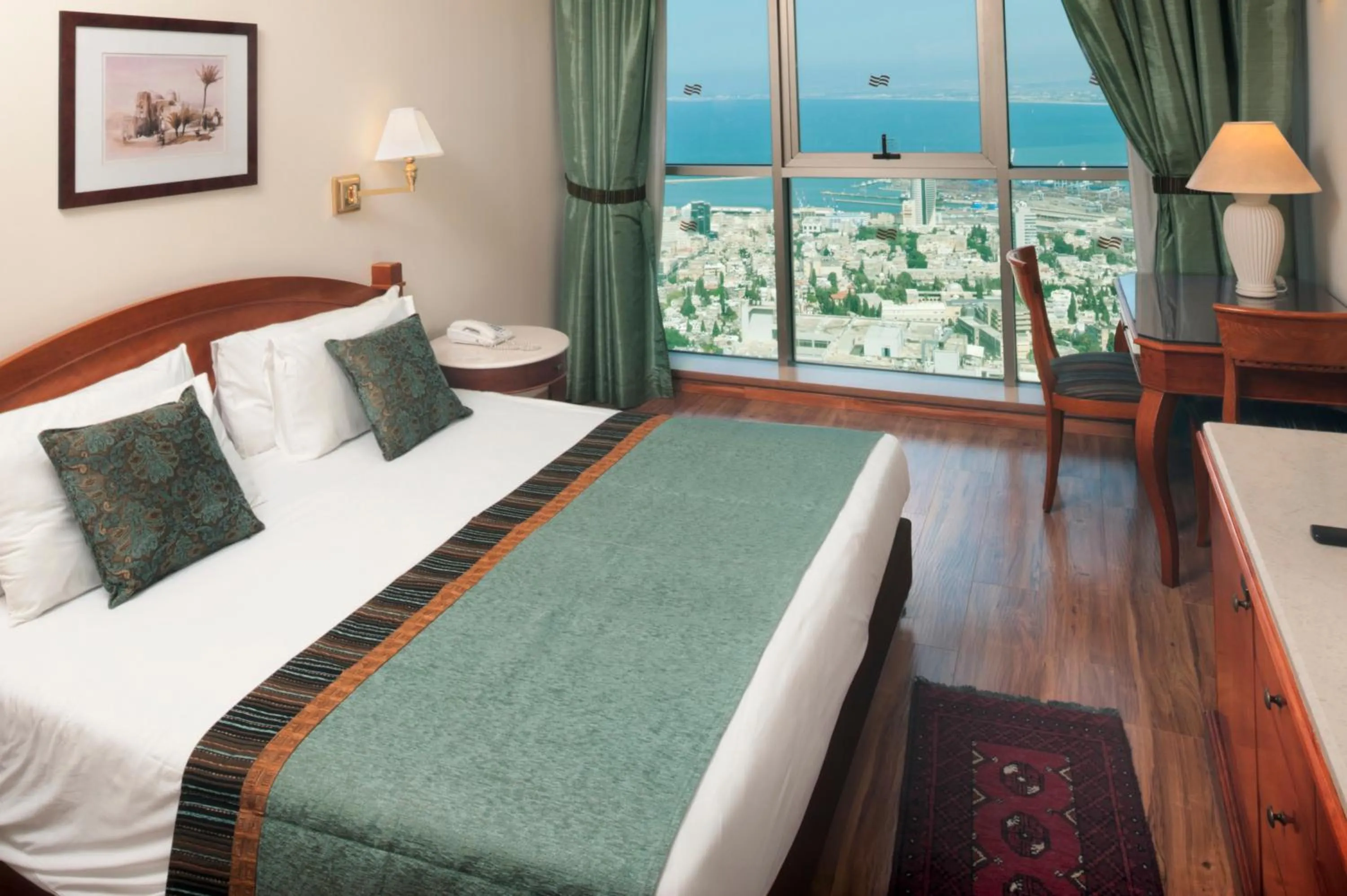 Photo of the whole room, Bed in Crowne Plaza Haifa by IHG