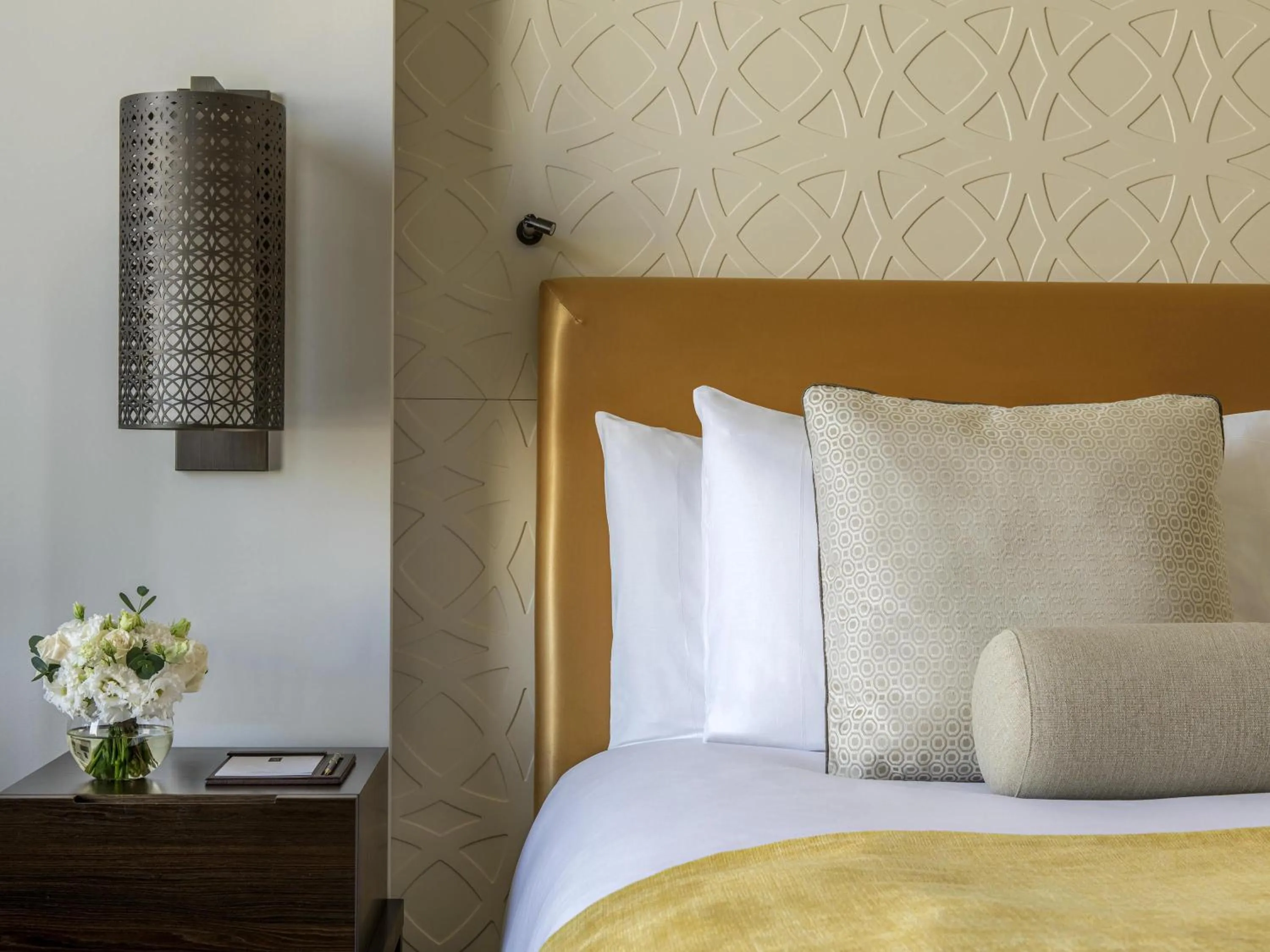 Bedroom, Bed in Alwadi Hotel Doha - MGallery Collection