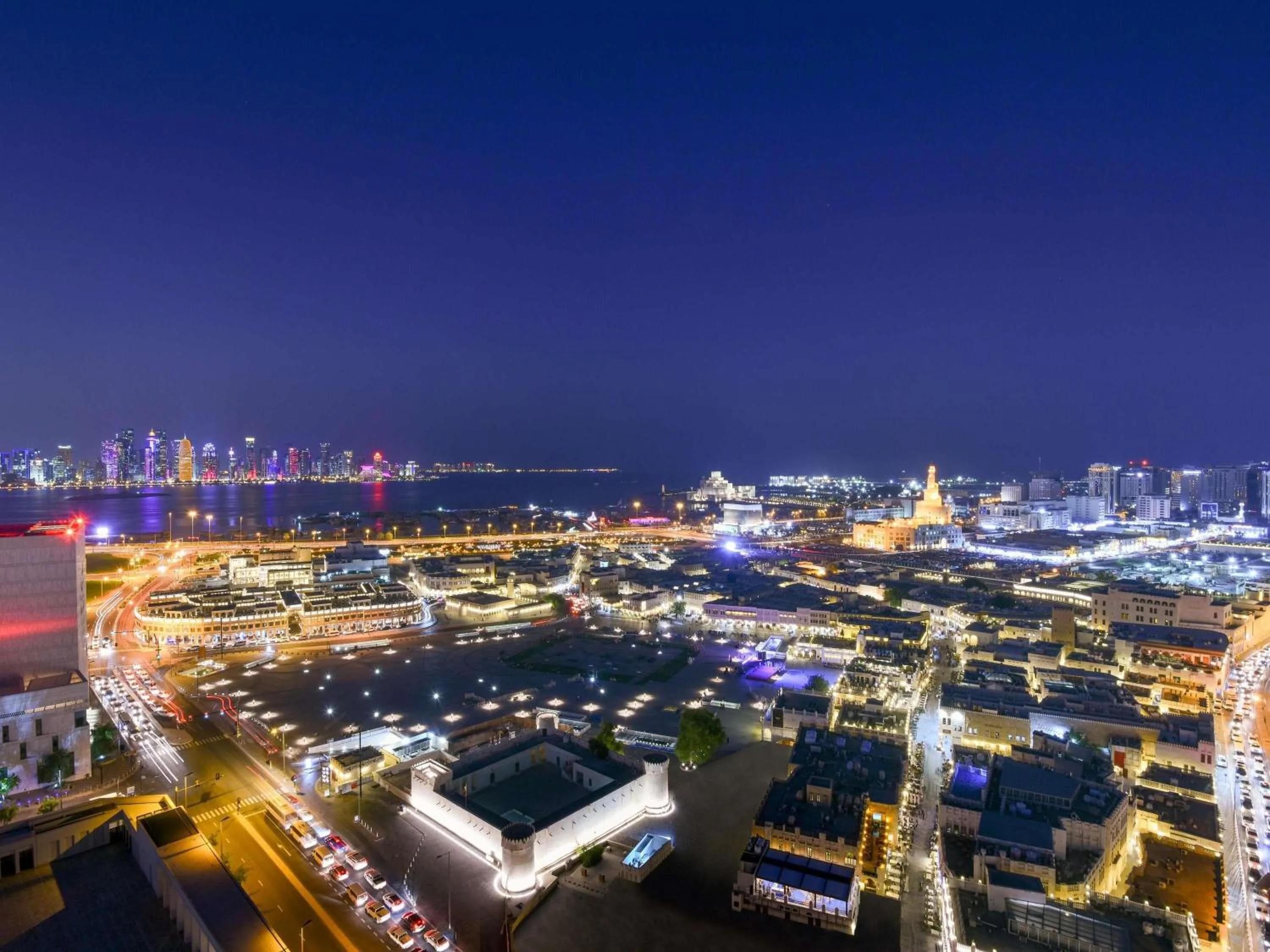 Lounge or bar in Alwadi Hotel Doha - MGallery Collection