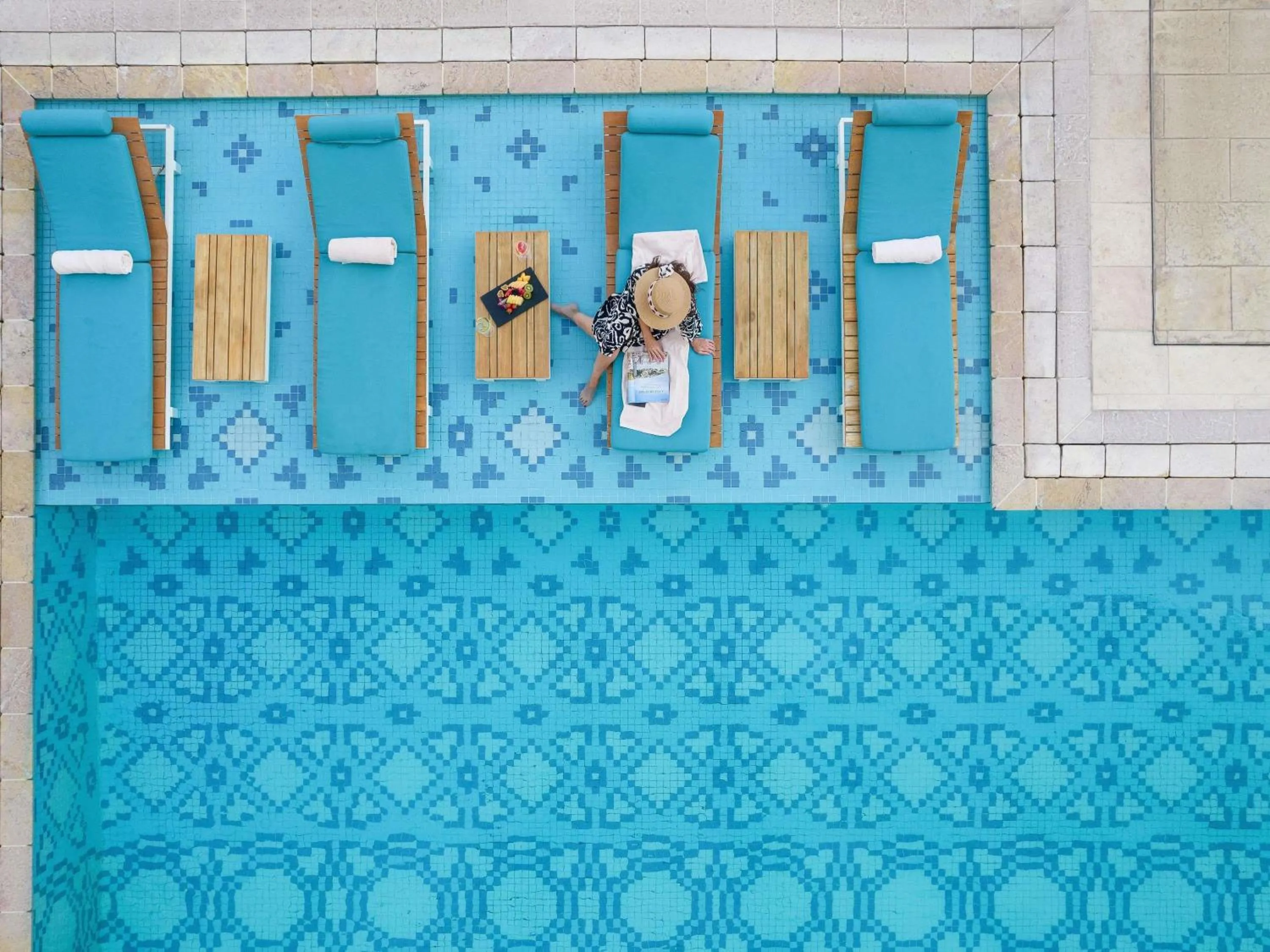 Pool view in Alwadi Hotel Doha - MGallery Collection