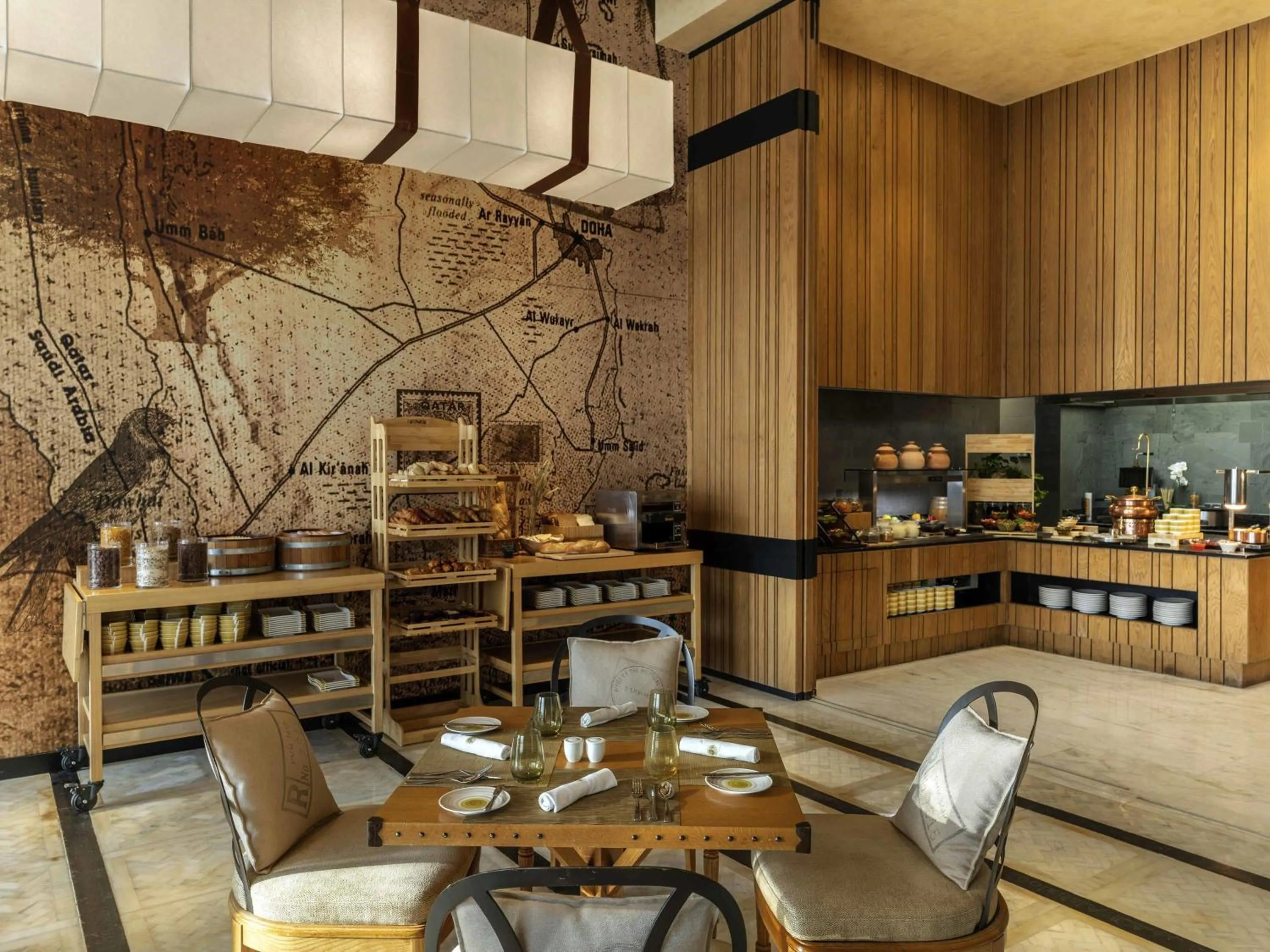 Restaurant/places to eat in Alwadi Hotel Doha - MGallery Collection