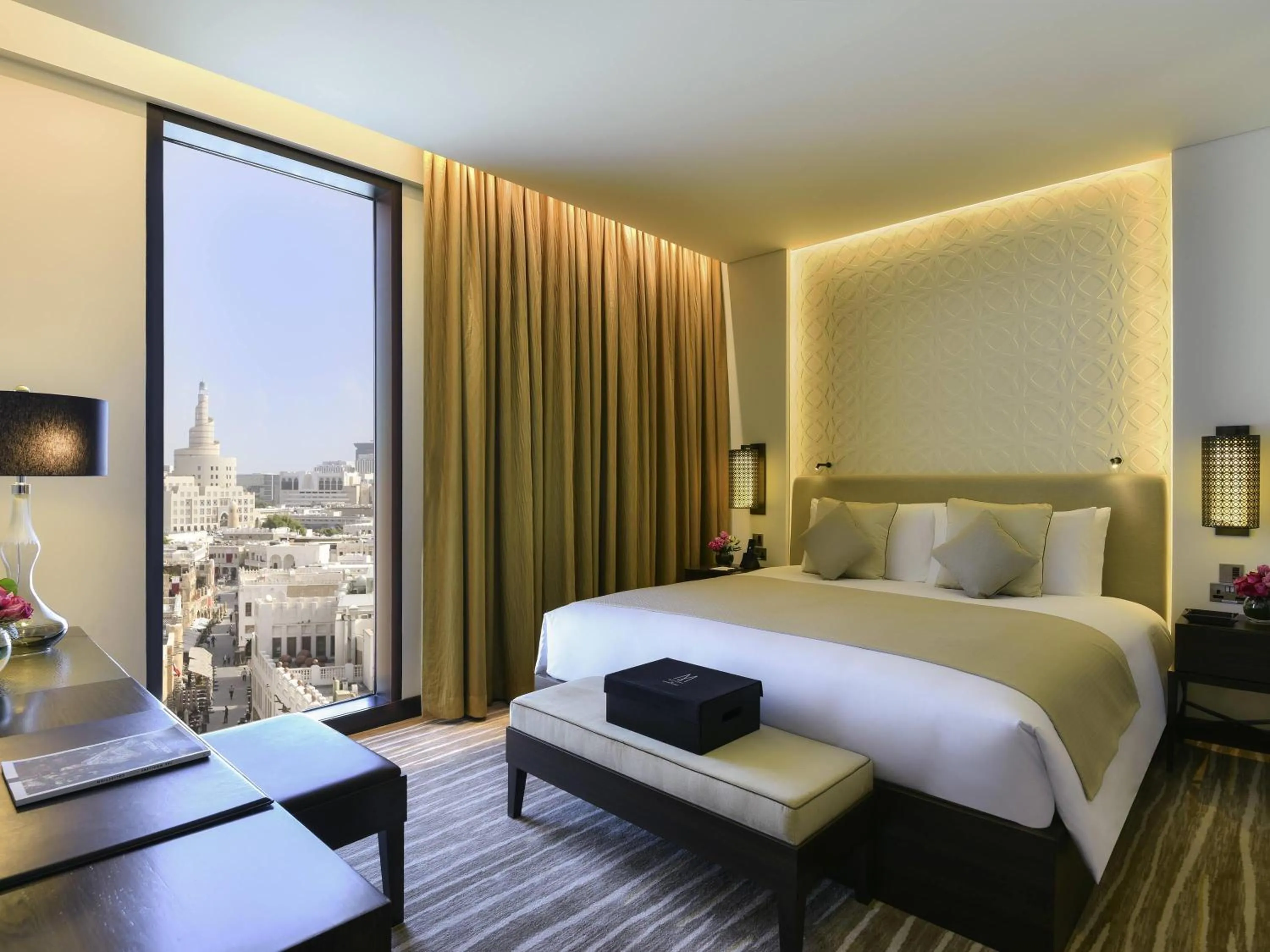 Bedroom, Bed in Alwadi Hotel Doha - MGallery Collection