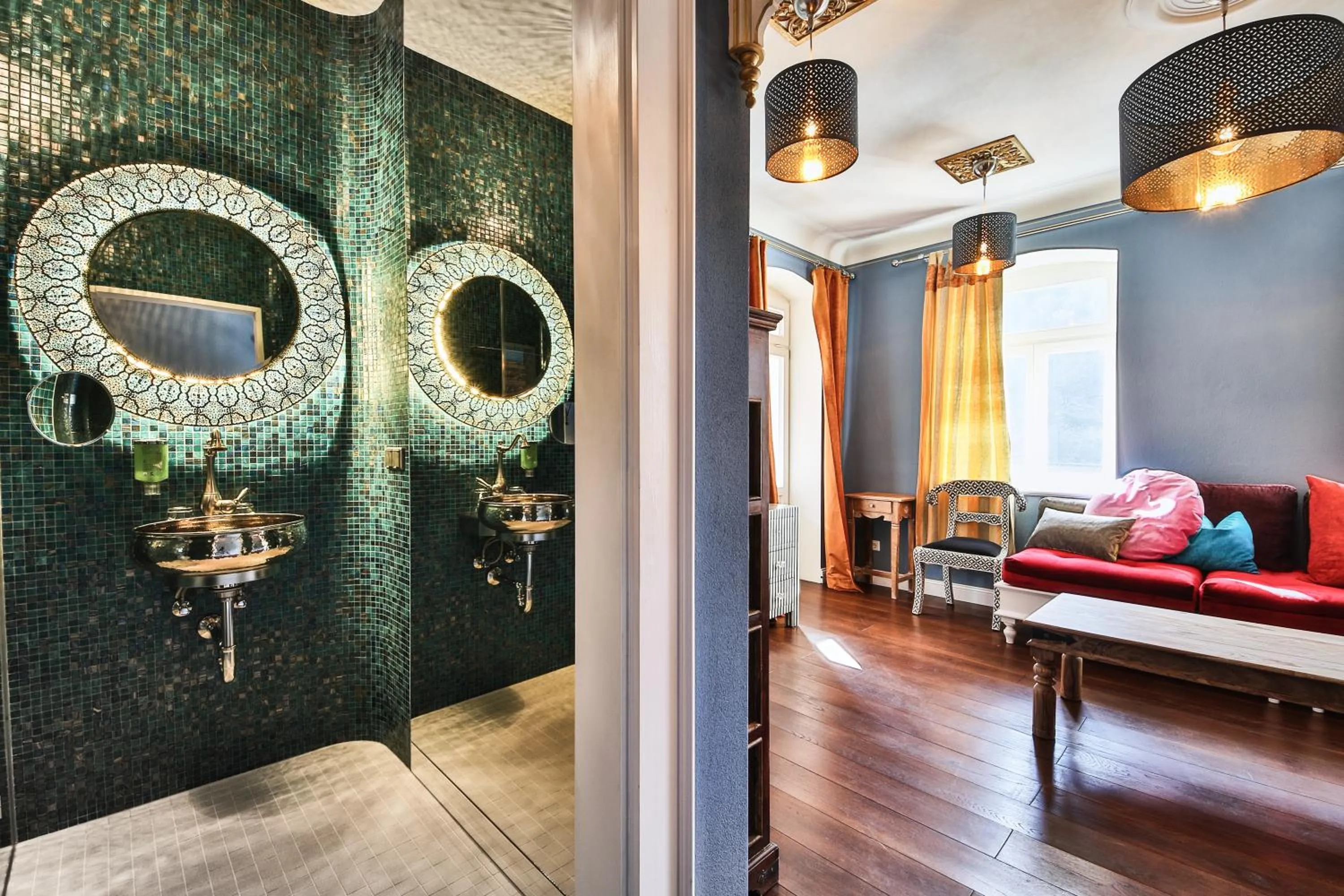 Bathroom in Bio-Hotel Villa Waldfrieden