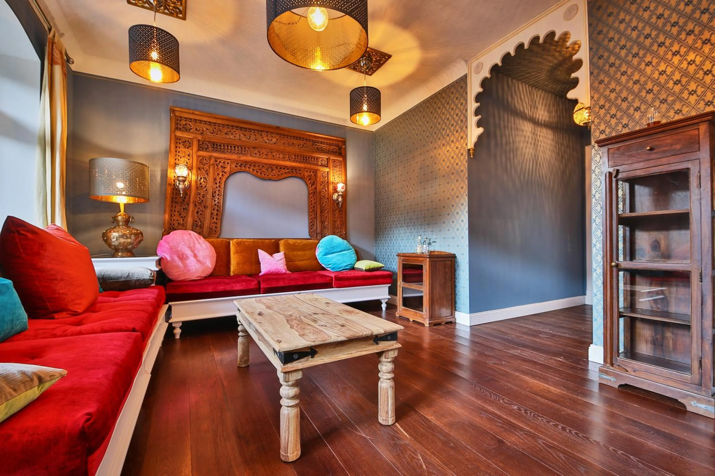 Living room in Bio-Hotel Villa Waldfrieden