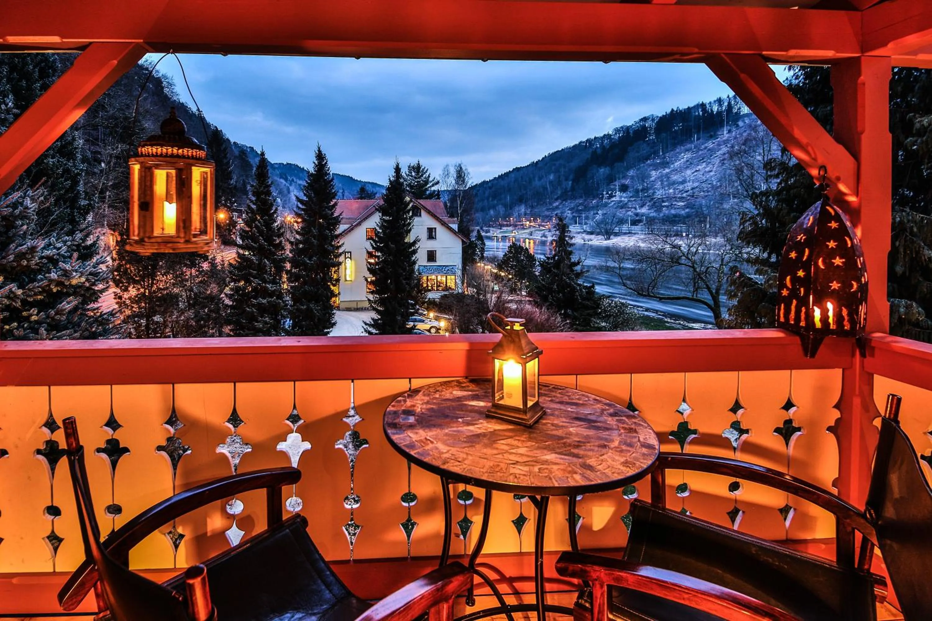 River view in Bio-Hotel Villa Waldfrieden