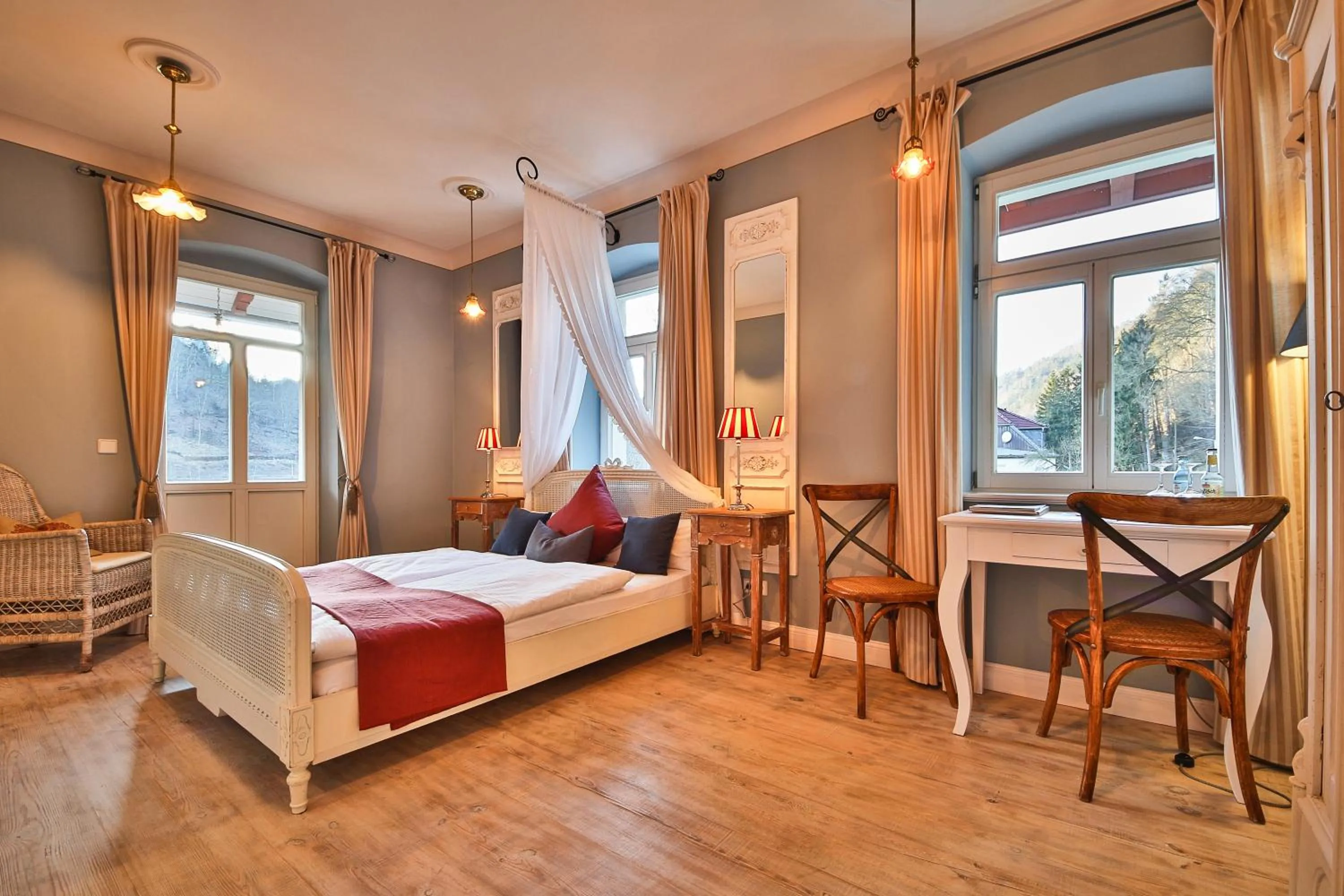 Photo of the whole room, Bed in Bio-Hotel Villa Waldfrieden