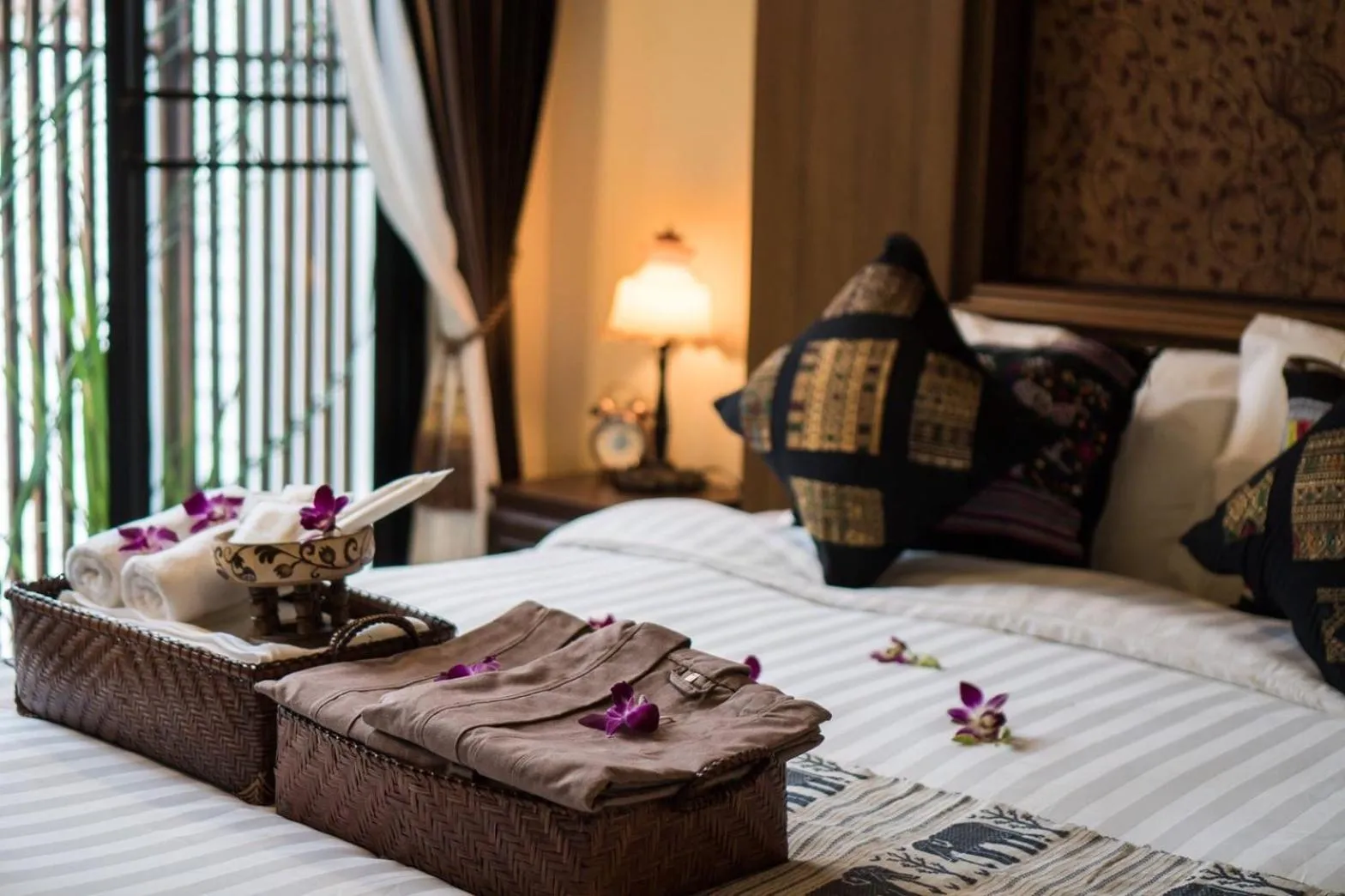 towels, Bed in Wannamas Chiangmai Boutique House