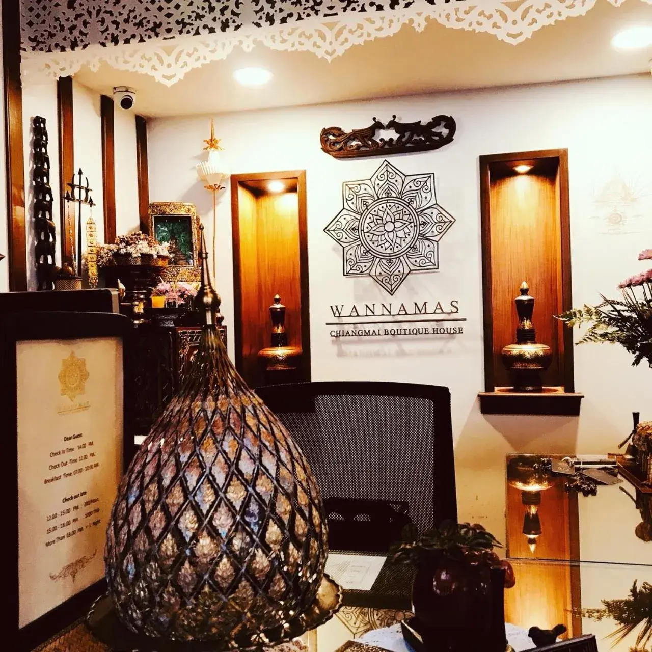 Lobby or reception in Wannamas Chiangmai Boutique House Lobby or reception in Wannamas Chiangmai Boutique House