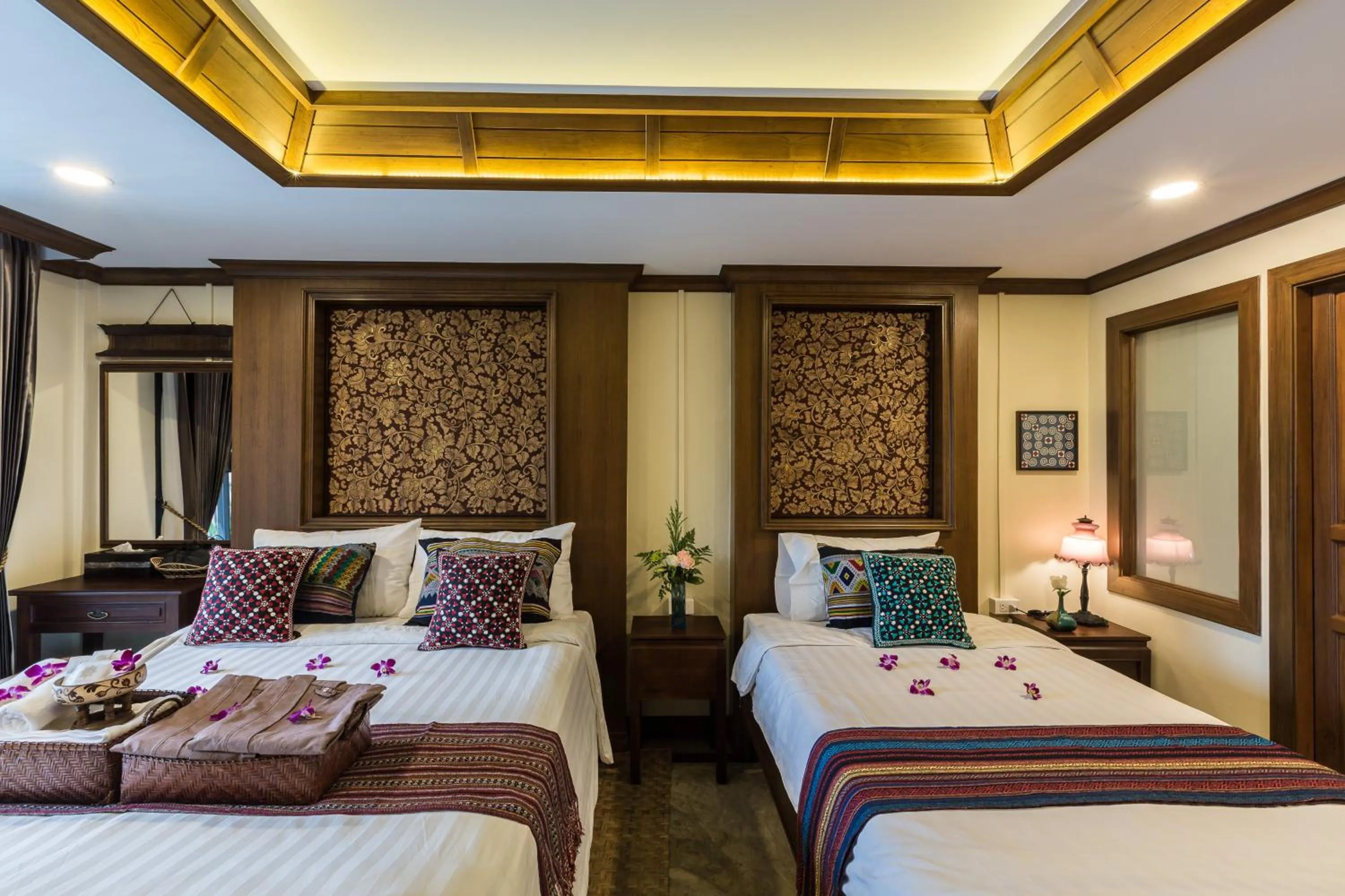 Bed in Wannamas Chiangmai Boutique House