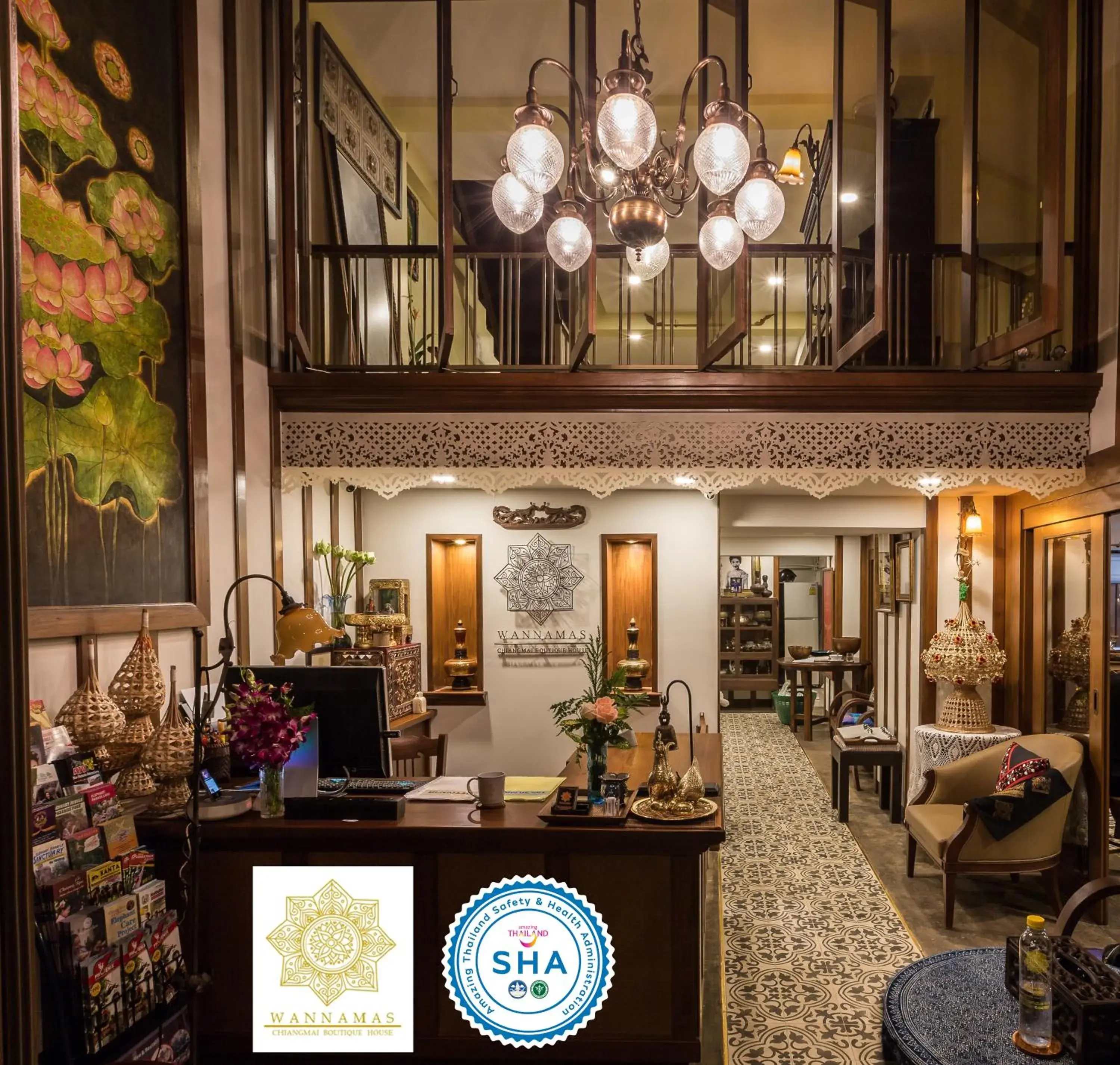 Lobby or reception in Wannamas Chiangmai Boutique House Lobby or reception in Wannamas Chiangmai Boutique House
