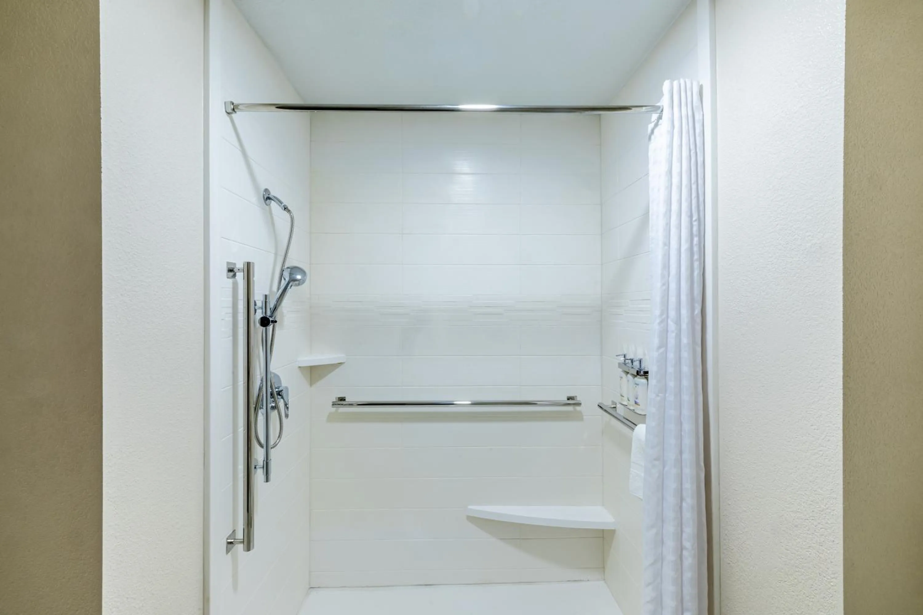Shower in Candlewood Suites Wichita Northwest by IHG