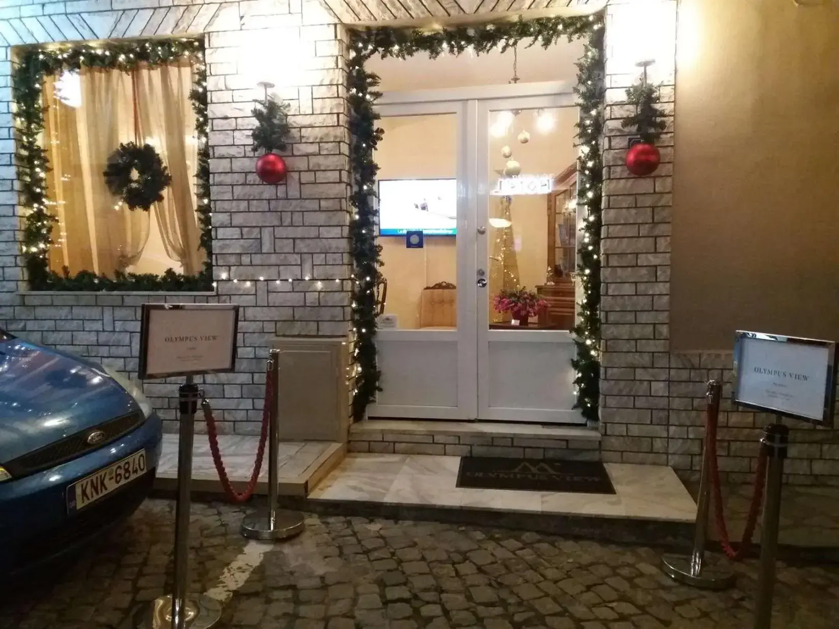 Property building in Olympus View Rooms Sauna & Spa Property building in Olympus View Rooms Sauna & Spa