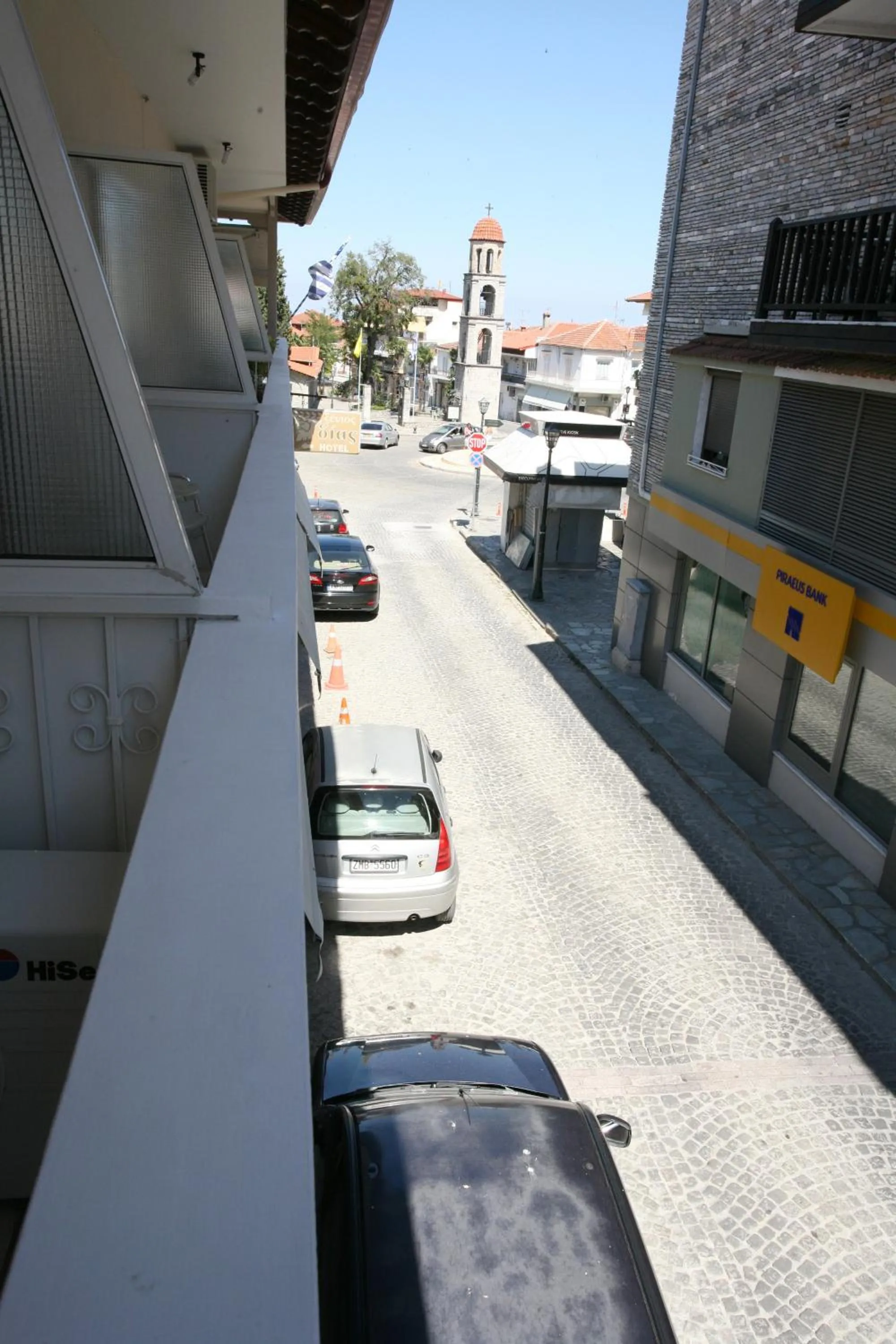 Balcony/Terrace in Olympus View Rooms Sauna & Spa
