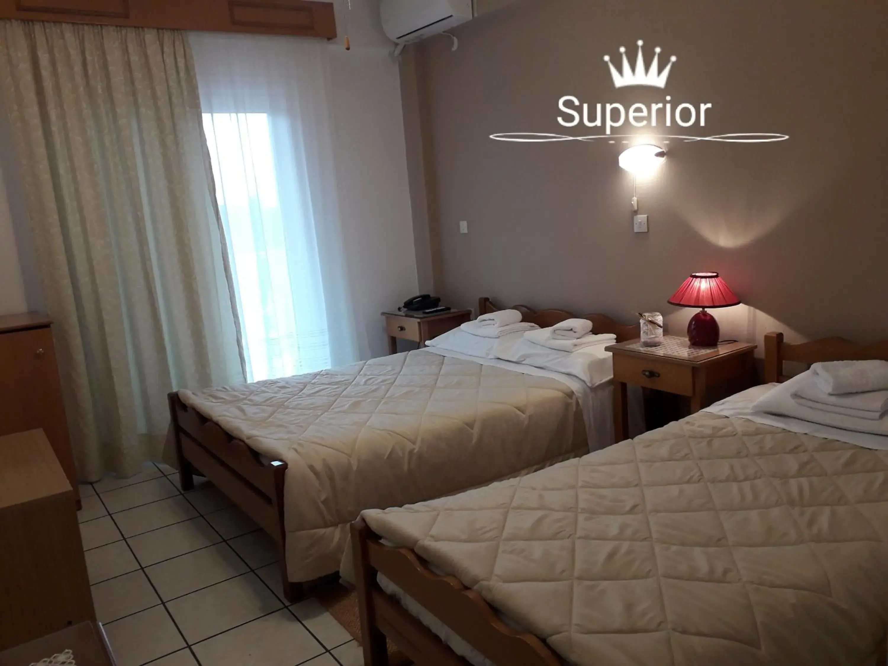 Photo of the whole room, Bed in Olympus View Rooms Sauna & Spa Photo of the whole room, Bed in Olympus View Rooms Sauna & Spa