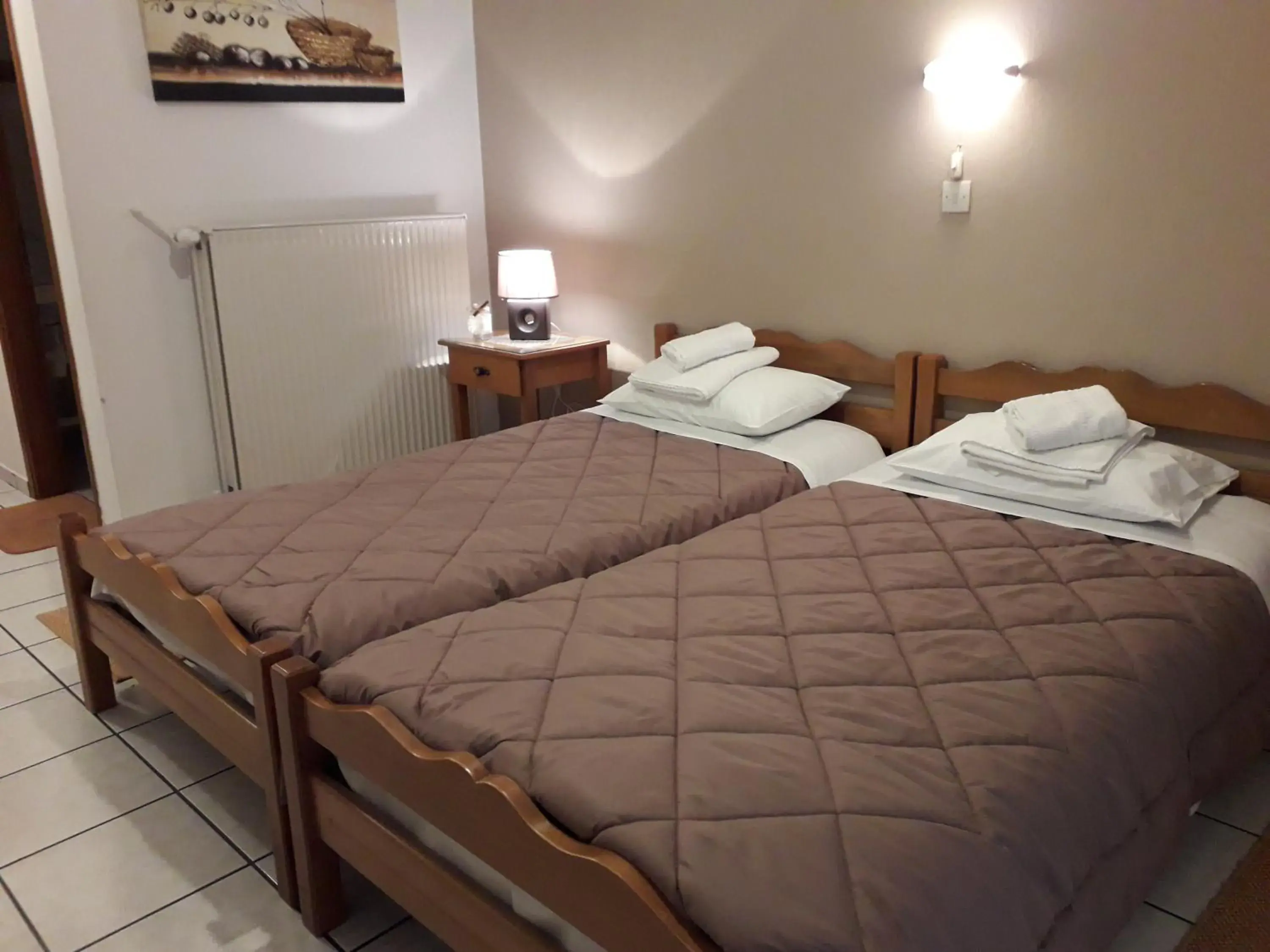 Bedroom, Bed in Olympus View Rooms Sauna & Spa Bedroom, Bed in Olympus View Rooms Sauna & Spa